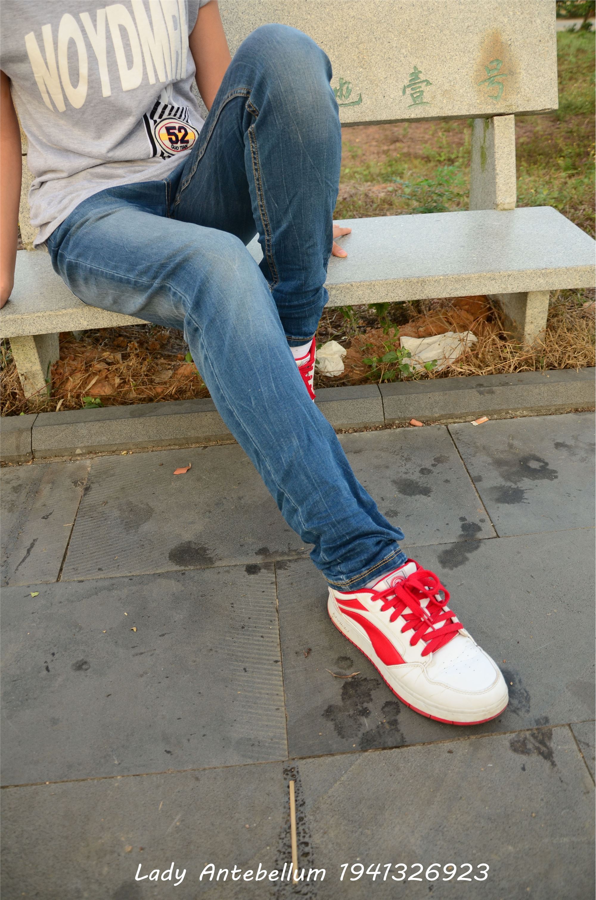 [战前女神] 恋足美腿棉袜女神级摄影套图 028