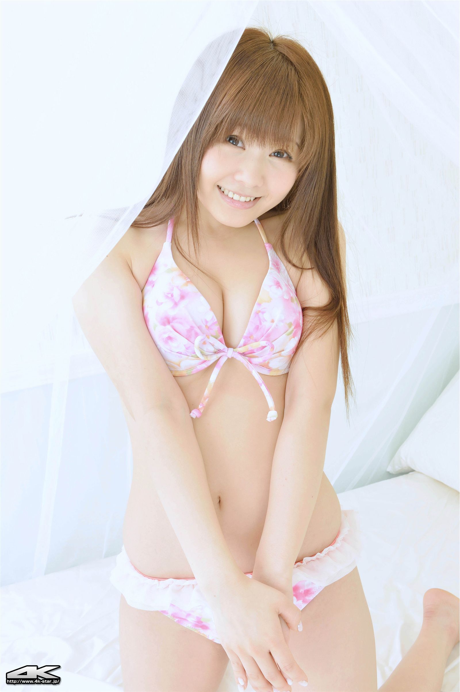 [4K-STAR] NO.00180 Hideyo Kamibayashi 上林英代 - ピンク花柄