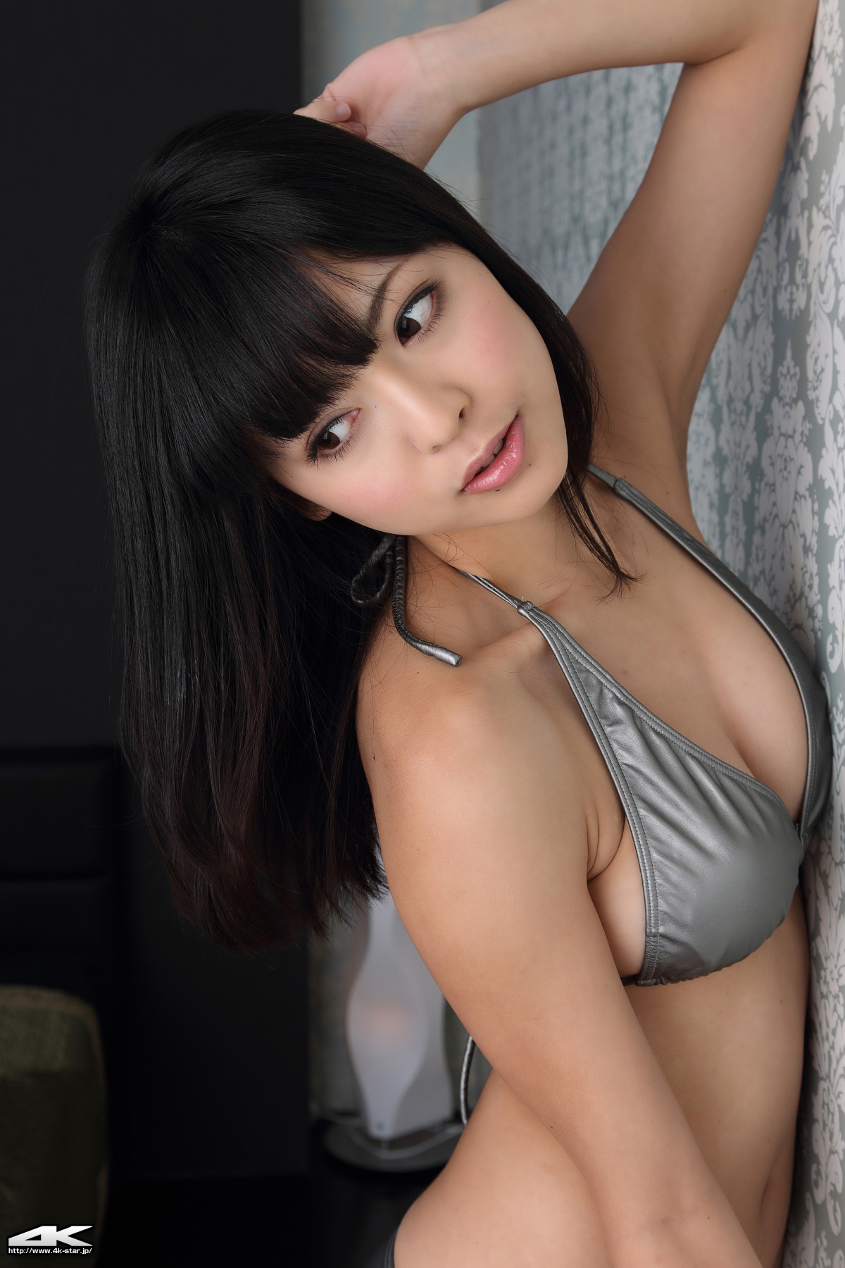 日本性感美女 さとう さくら水着（シルバー）4k-star套图 NO.00016