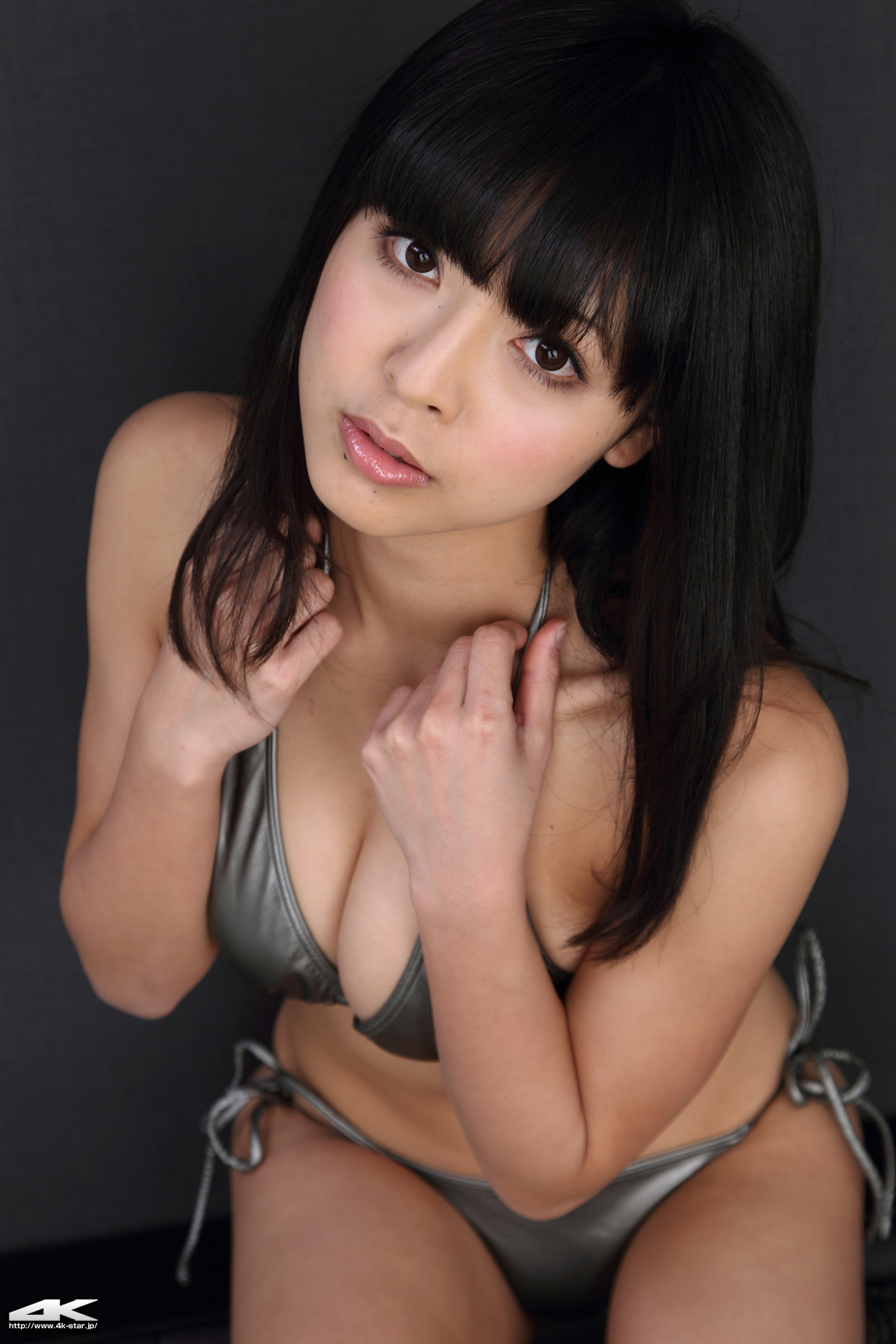 日本性感美女 さとう さくら水着（シルバー）4k-star套图 NO.00016