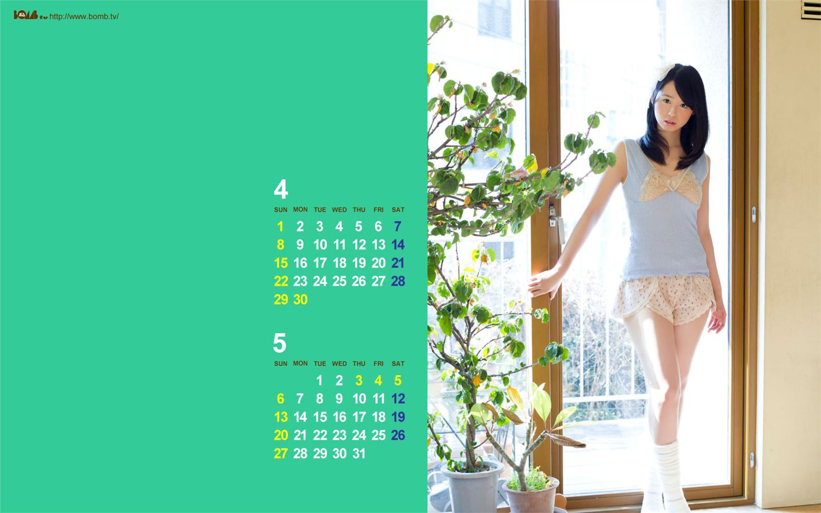 BOMB.TV 2012 4月号 篠崎 愛 week3　京本有加 week3