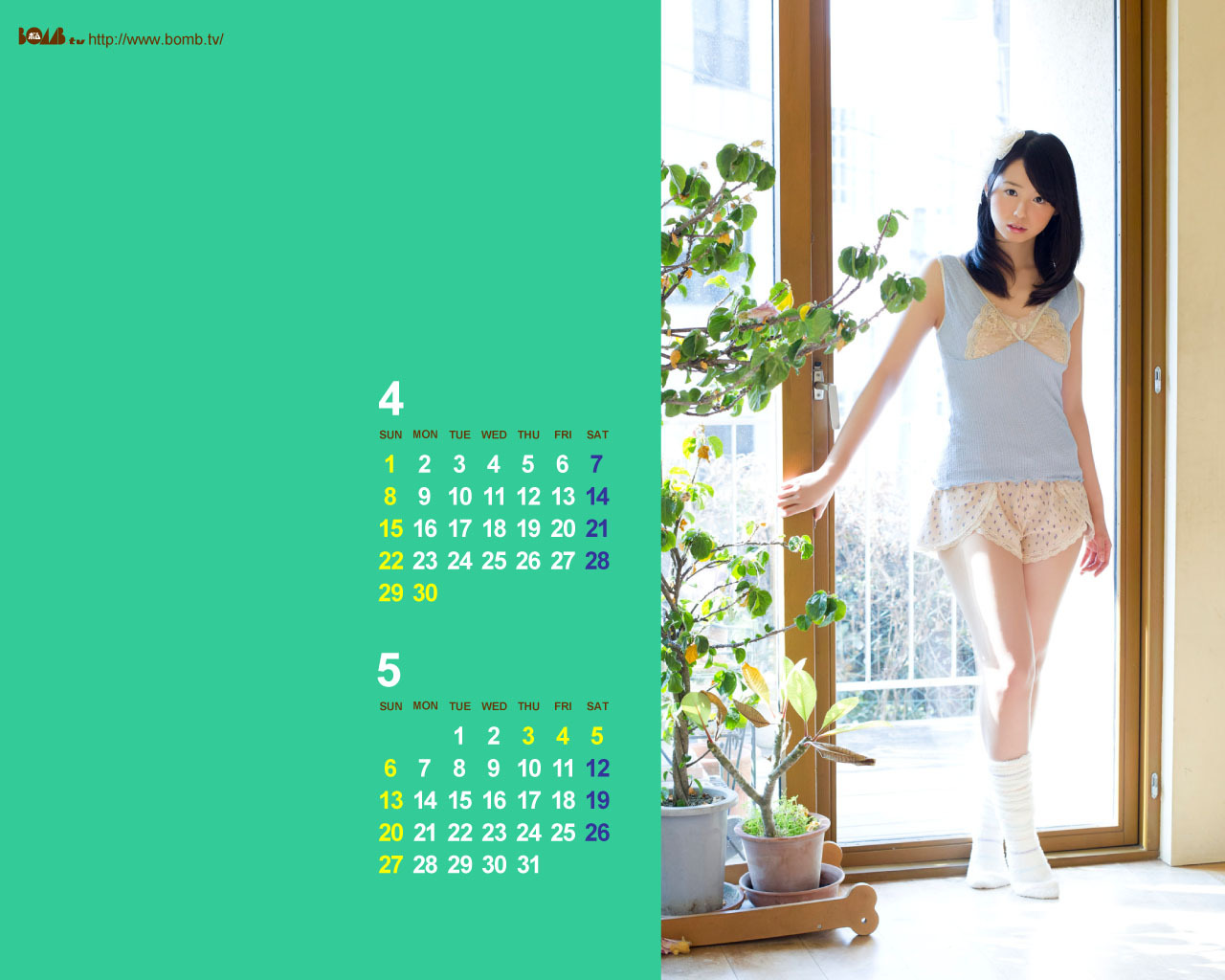 BOMB.TV 2012 4月号 篠崎 愛 week3　京本有加 week3