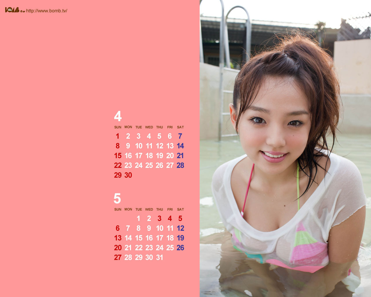 BOMB.TV 2012 4月号 篠崎 愛 week3　京本有加 week3