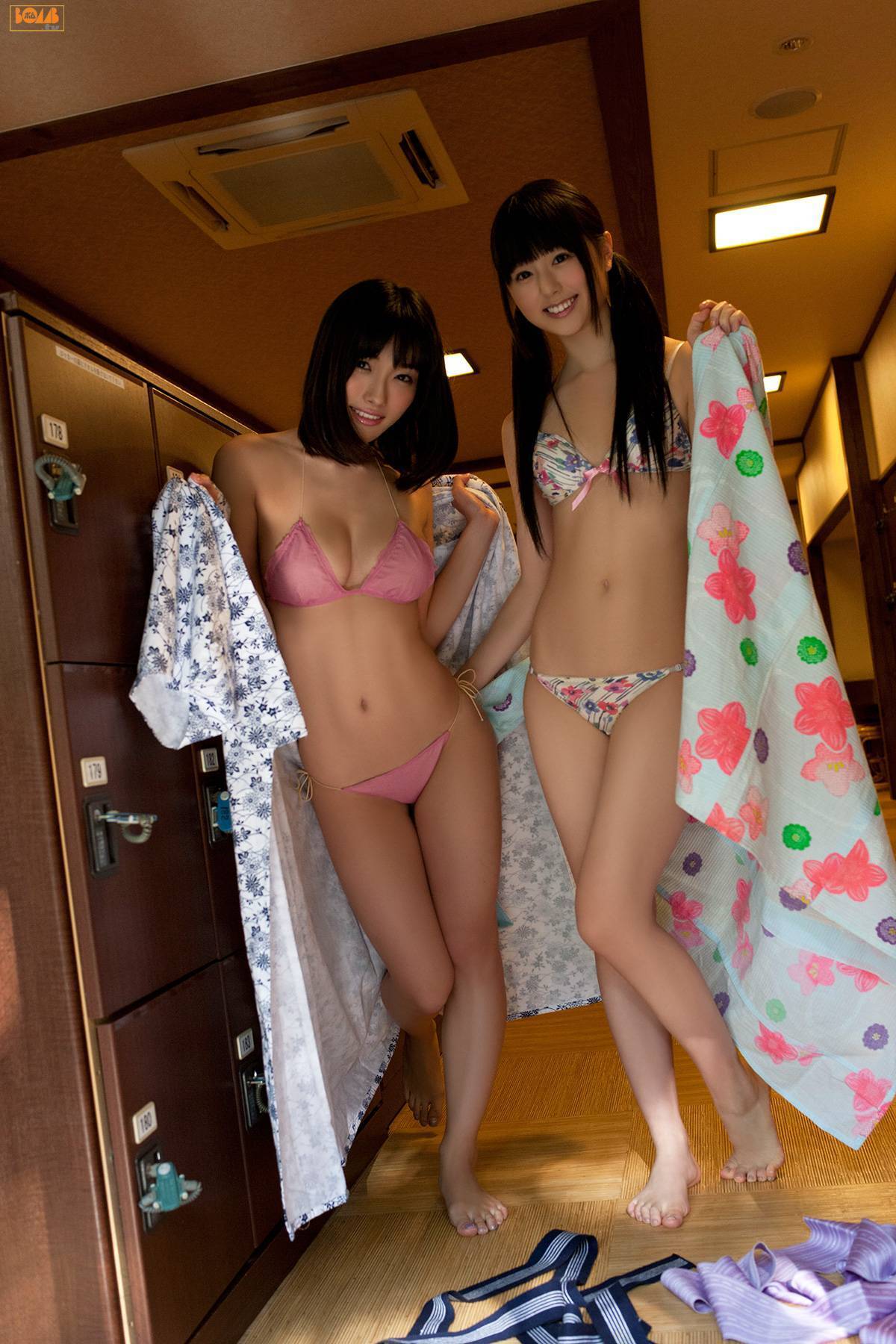 栗田恵美×今野杏南[BOMB.tv] GRavURE Channel 2012年12月号