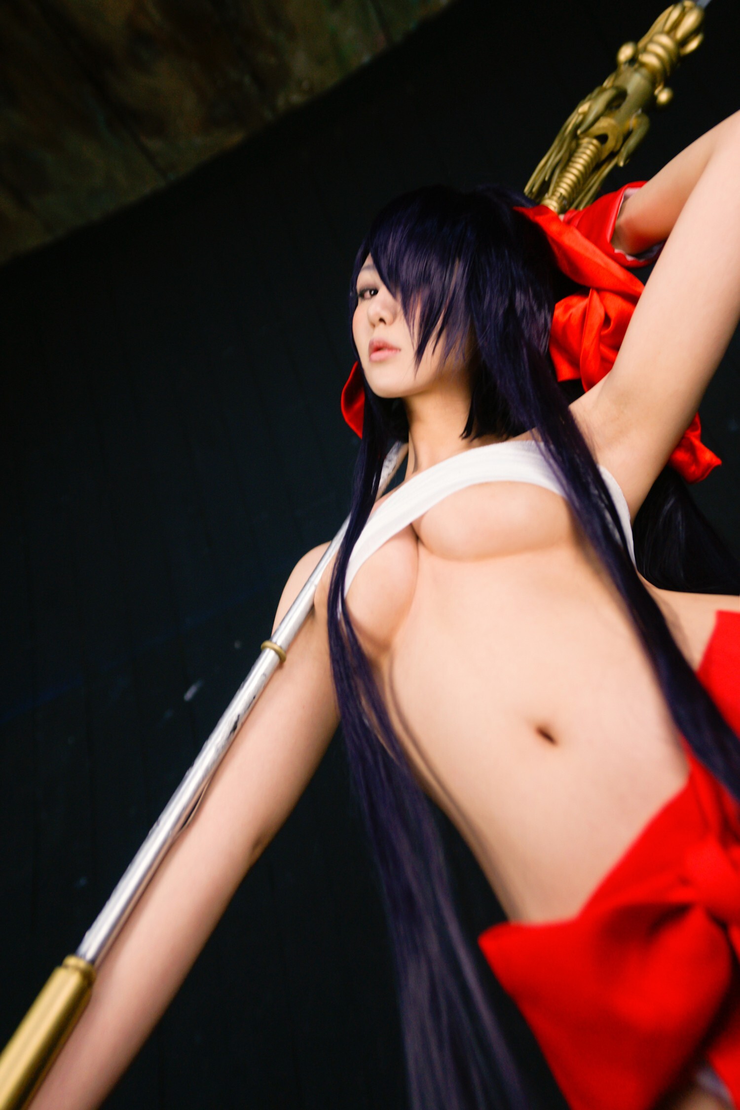 [Cosplay] 2013.12.07 Ultra hot Kanu Unchou in priestess dress