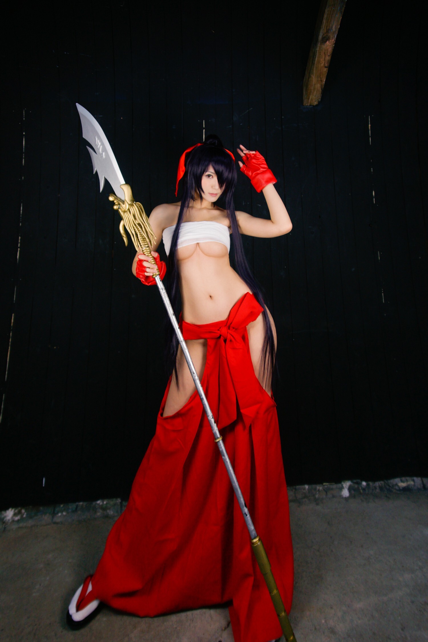 [Cosplay] 2013.12.07 Ultra hot Kanu Unchou in priestess dress