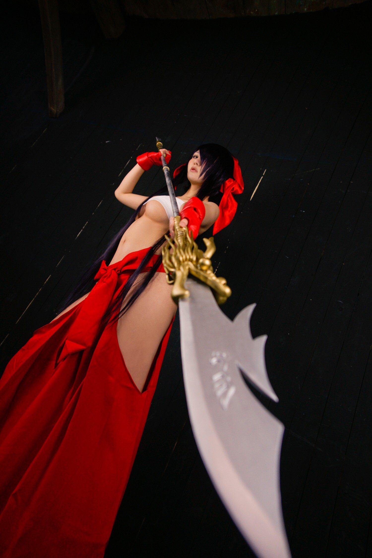 [Cosplay] 2013.12.07 Ultra hot Kanu Unchou in priestess dress