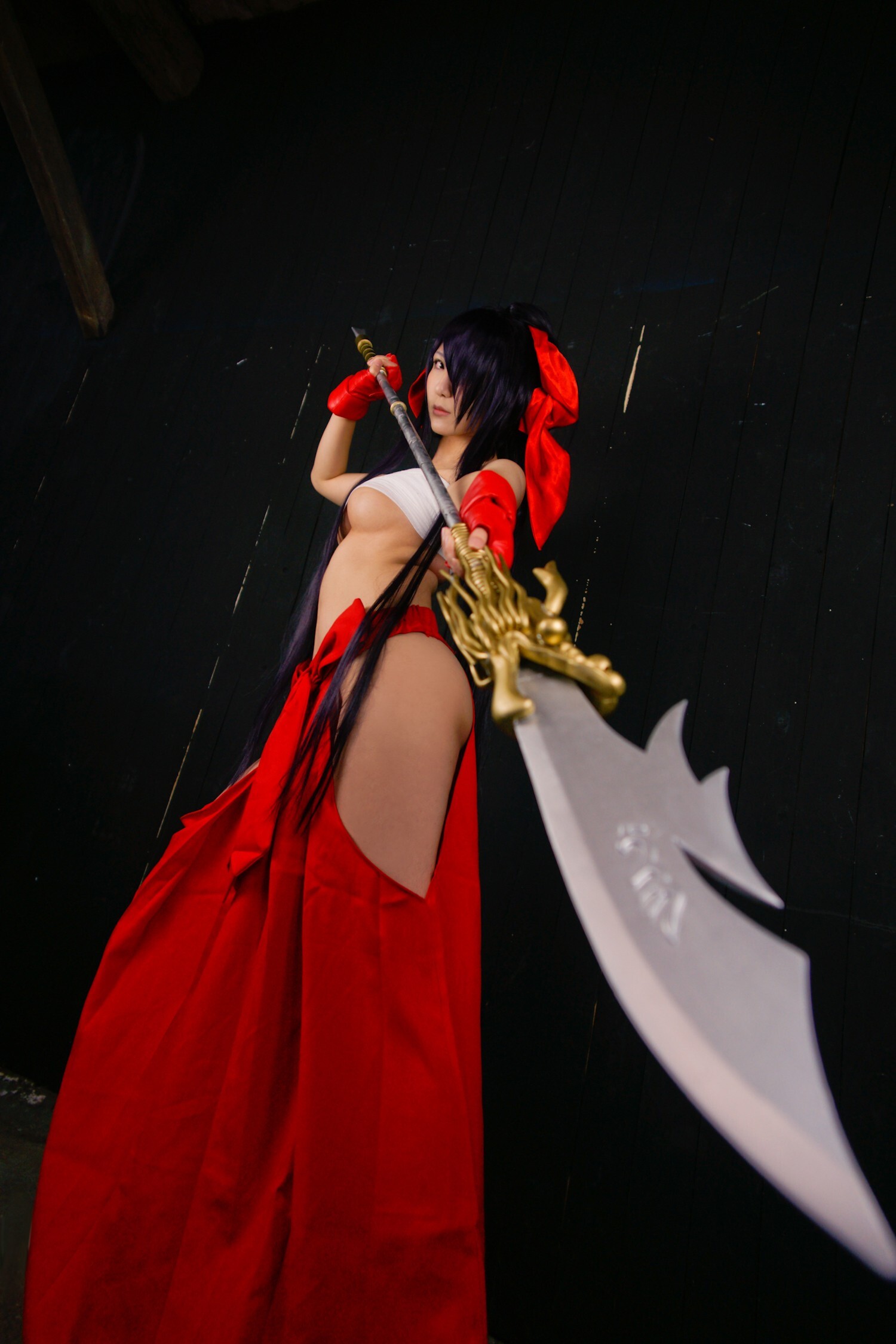[Cosplay] 2013.12.07 Ultra hot Kanu Unchou in priestess dress