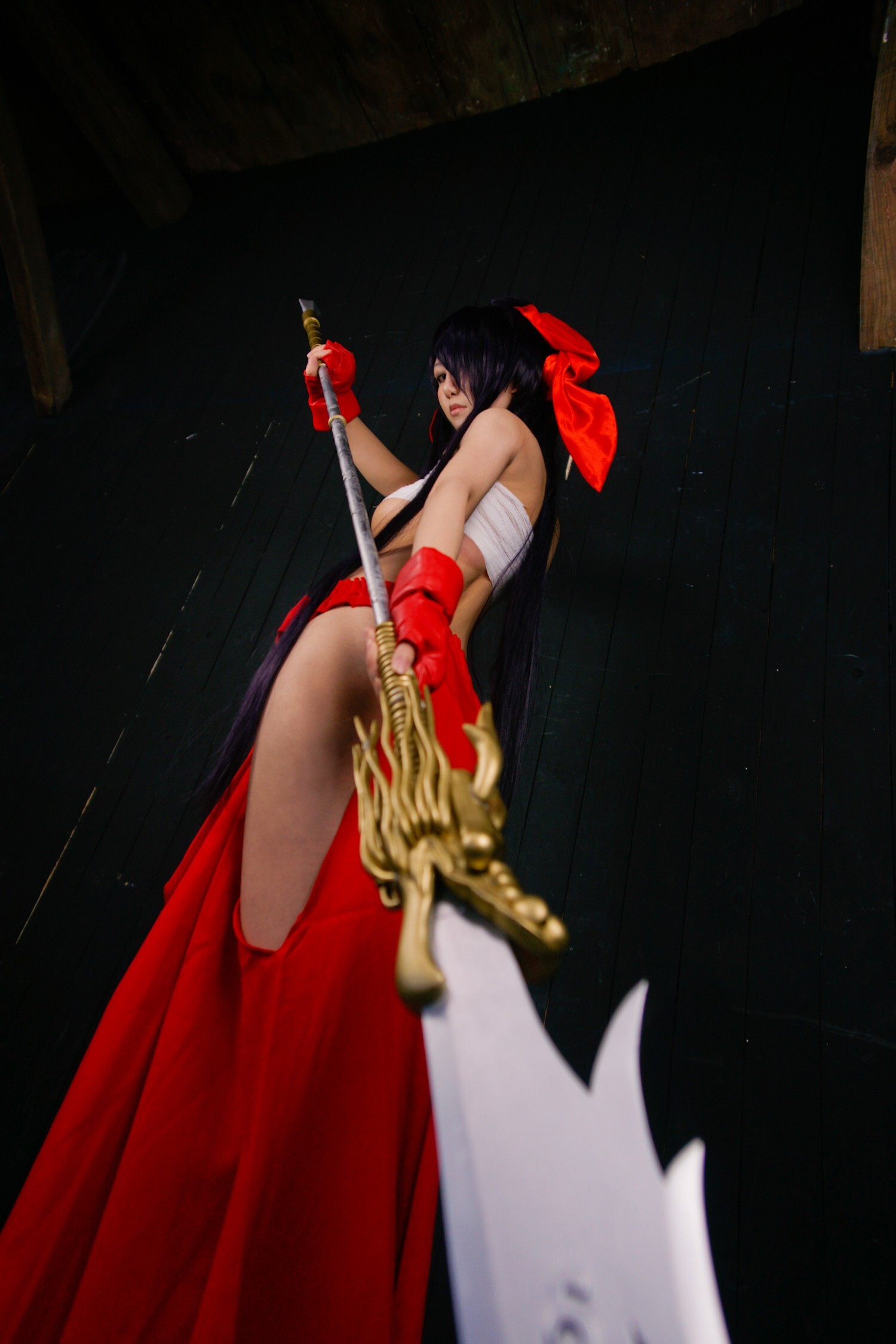 [Cosplay] 2013.12.07 Ultra hot Kanu Unchou in priestess dress