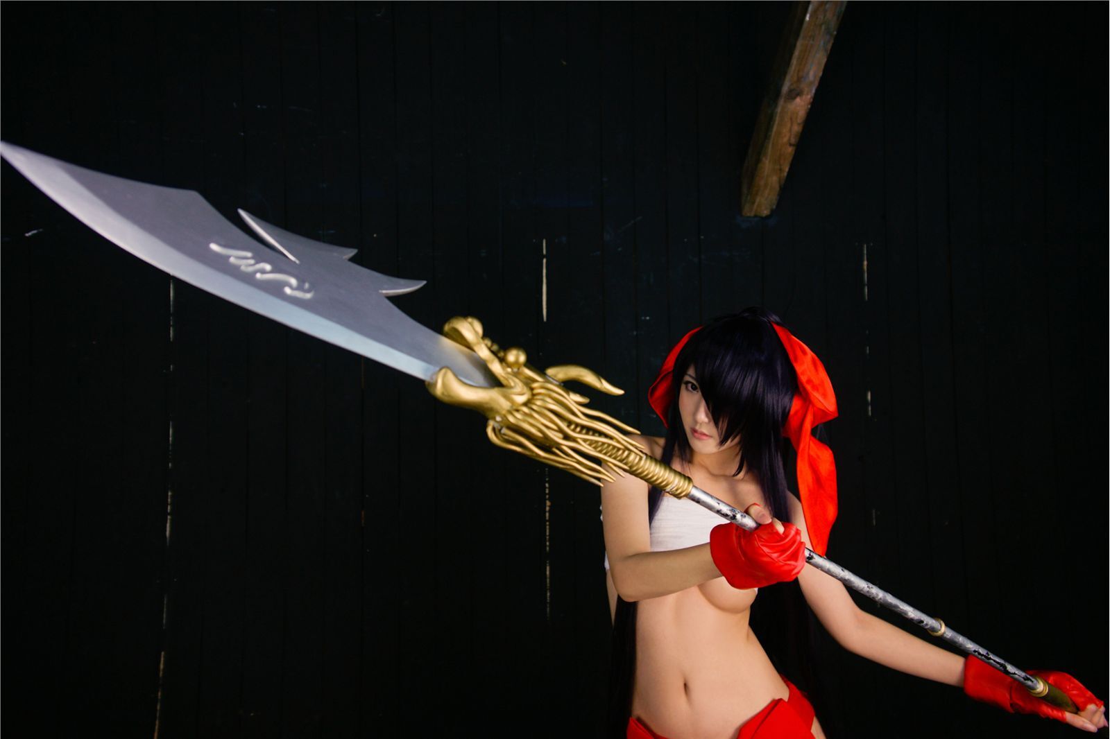 [Cosplay] 2013.12.07 Ultra hot Kanu Unchou in priestess dress