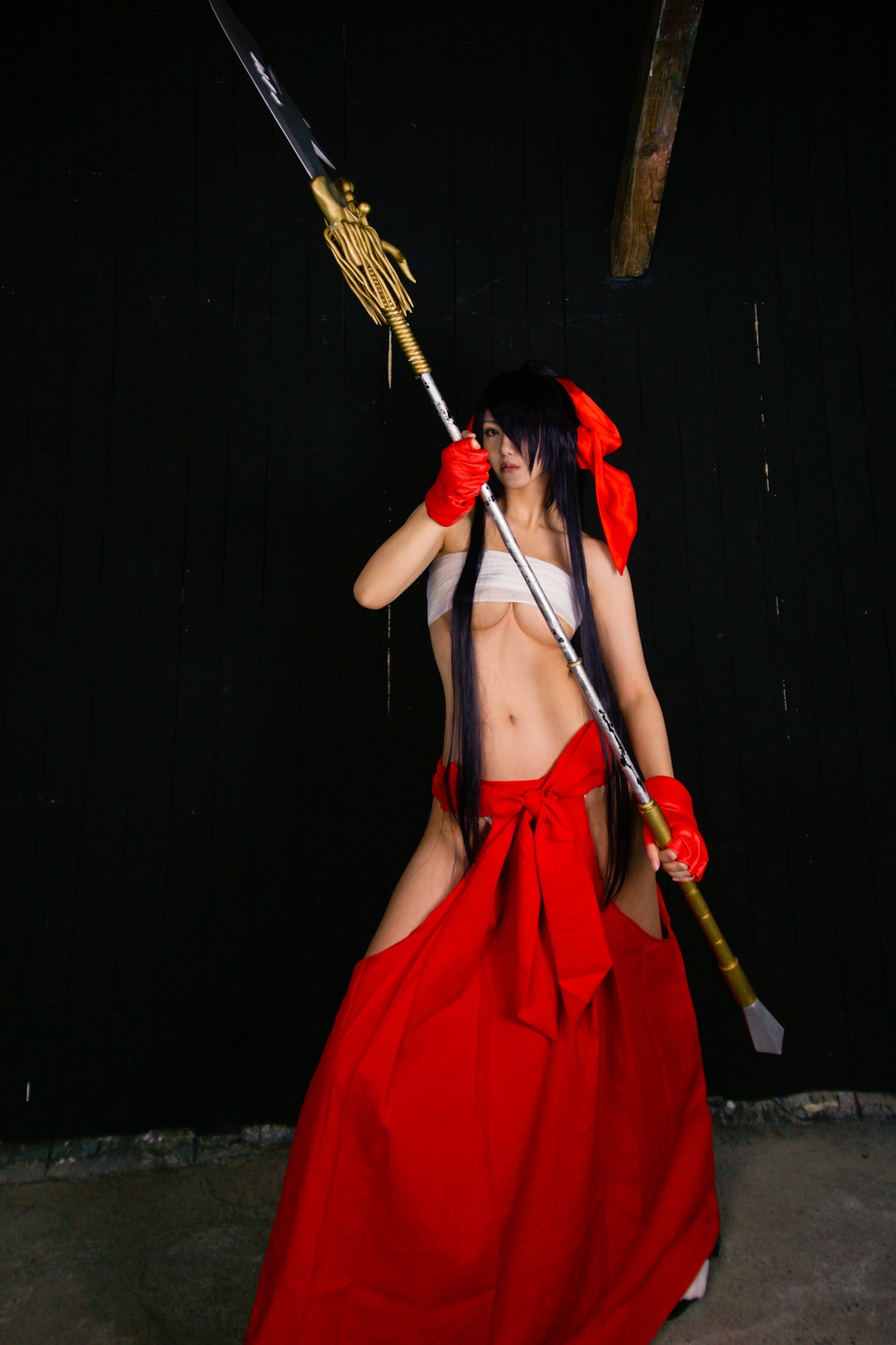 [Cosplay] 2013.12.07 Ultra hot Kanu Unchou in priestess dress