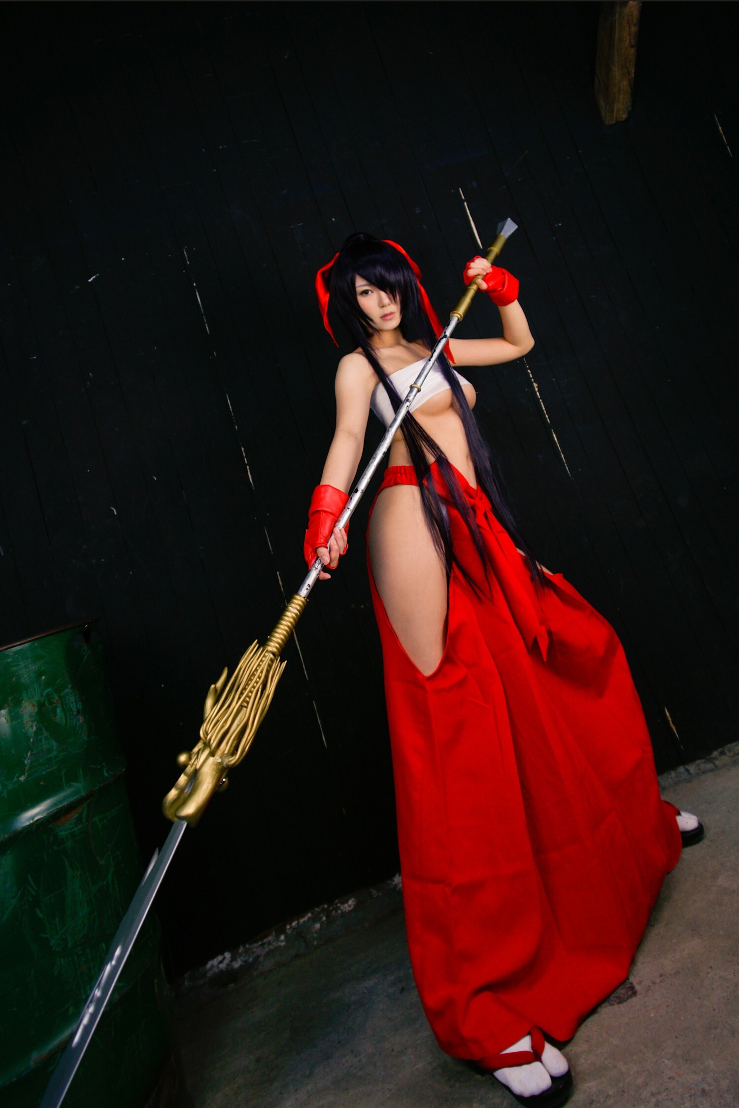[Cosplay] 2013.12.07 Ultra hot Kanu Unchou in priestess dress
