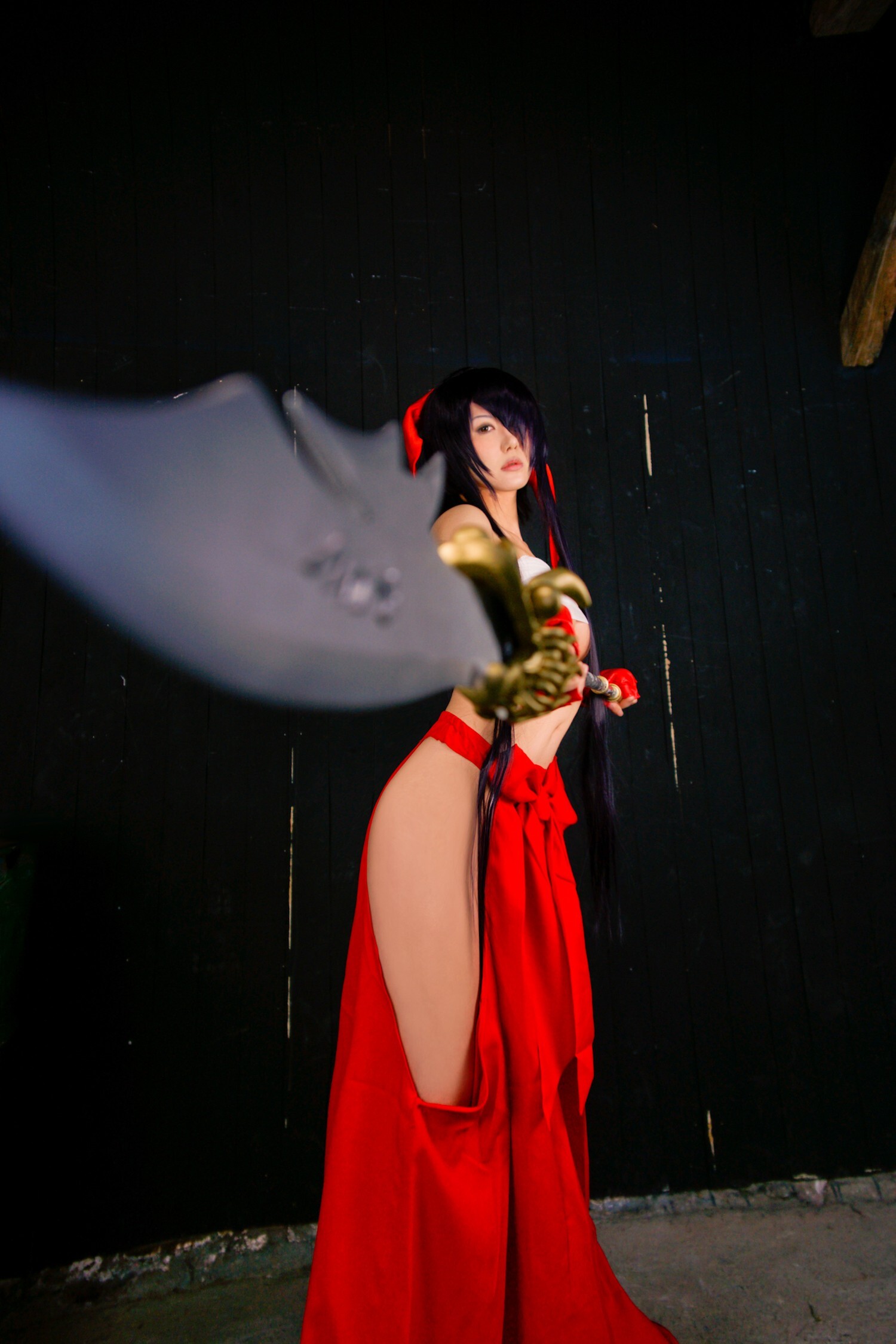 [Cosplay] 2013.12.07 Ultra hot Kanu Unchou in priestess dress