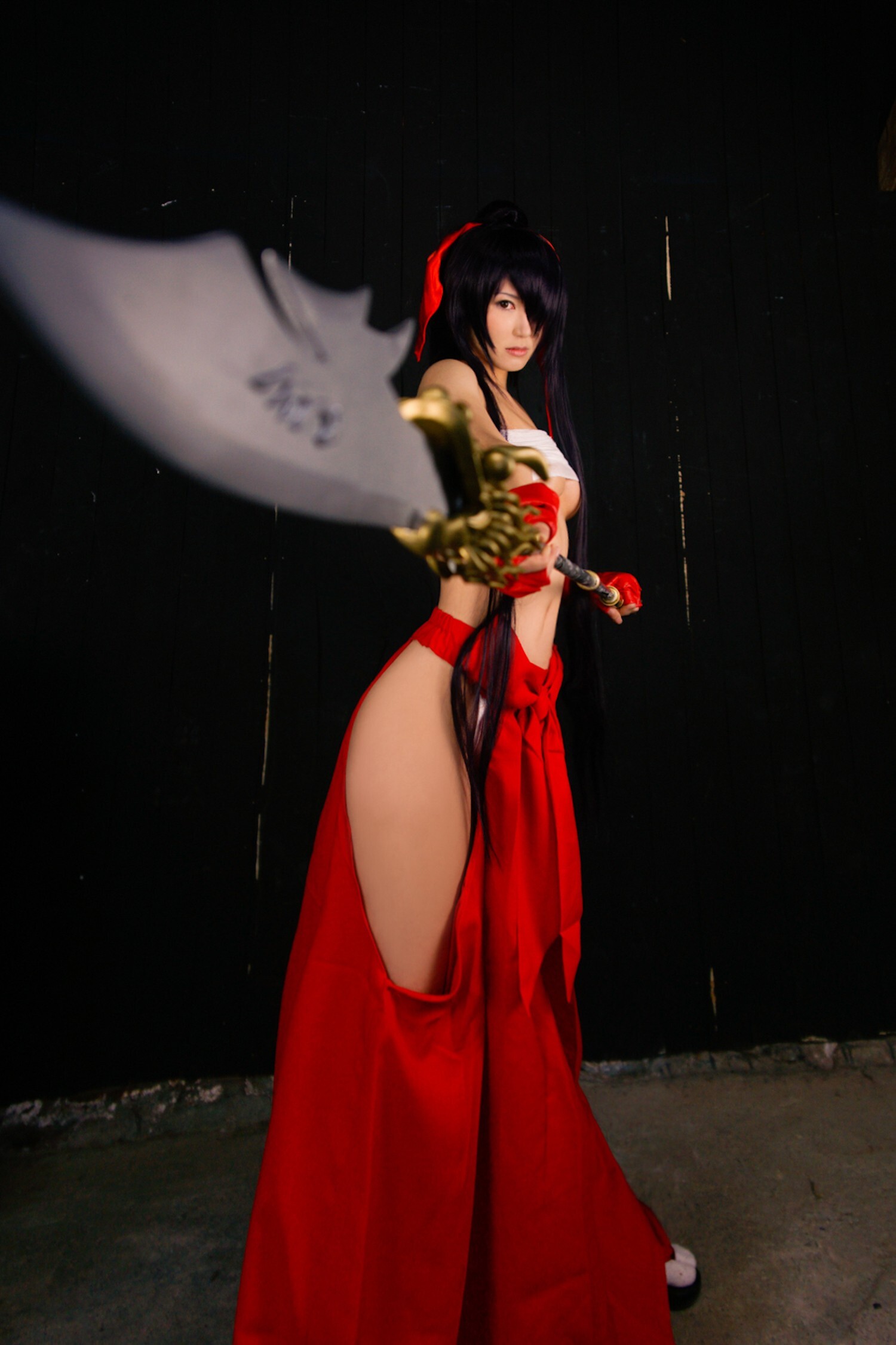 [Cosplay] 2013.12.07 Ultra hot Kanu Unchou in priestess dress