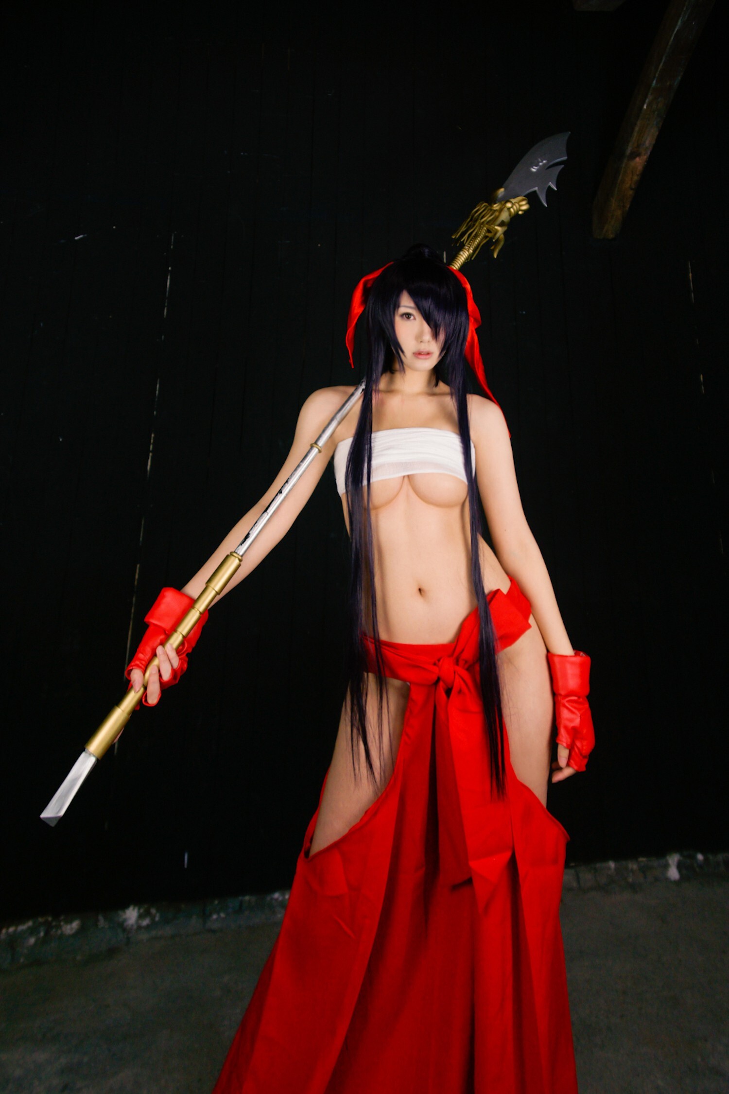 [Cosplay] 2013.12.07 Ultra hot Kanu Unchou in priestess dress