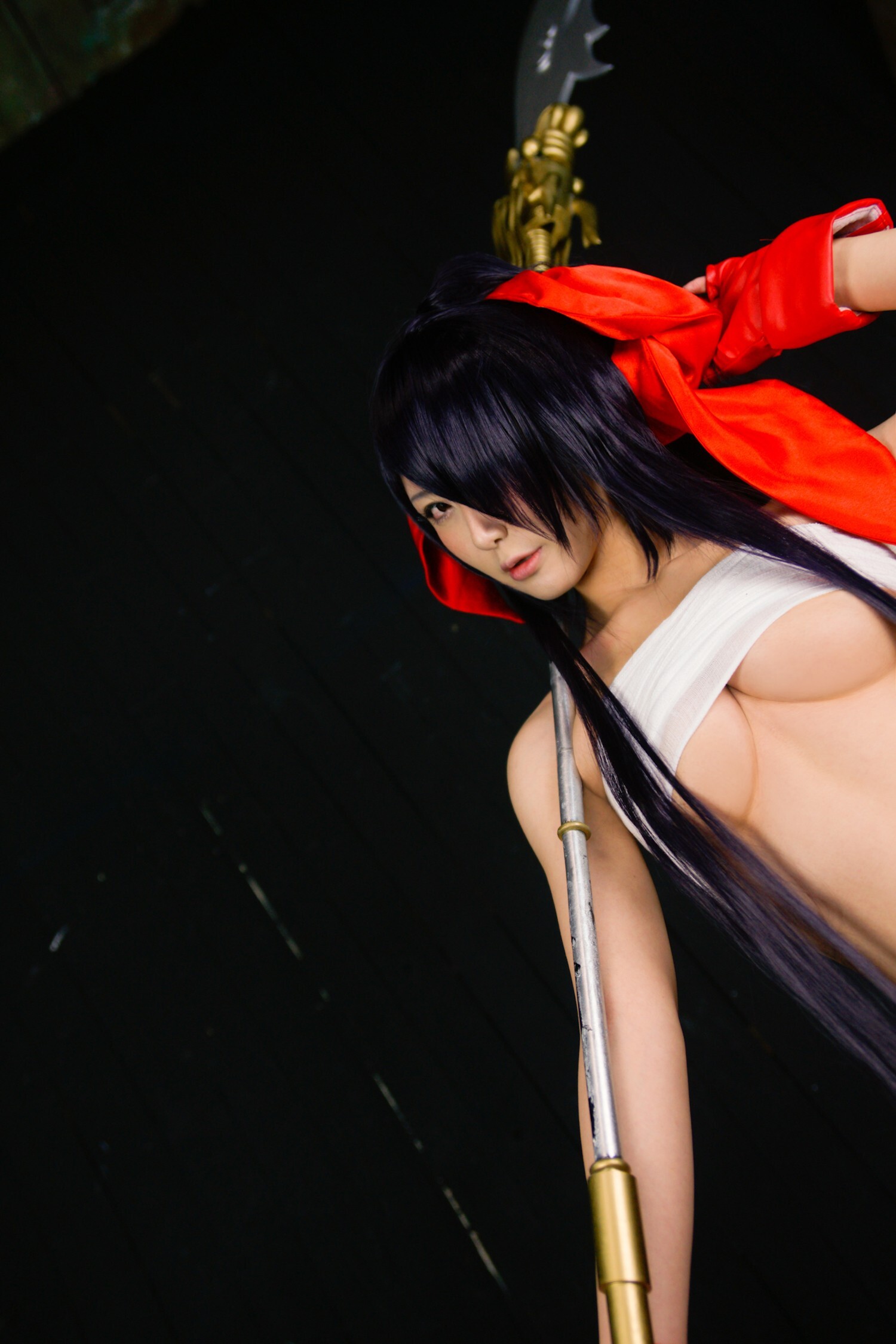 [Cosplay] 2013.12.07 Ultra hot Kanu Unchou in priestess dress