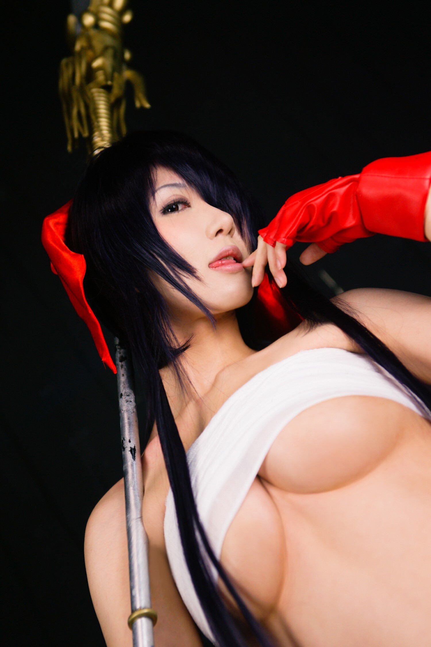 [Cosplay] 2013.12.07 Ultra hot Kanu Unchou in priestess dress