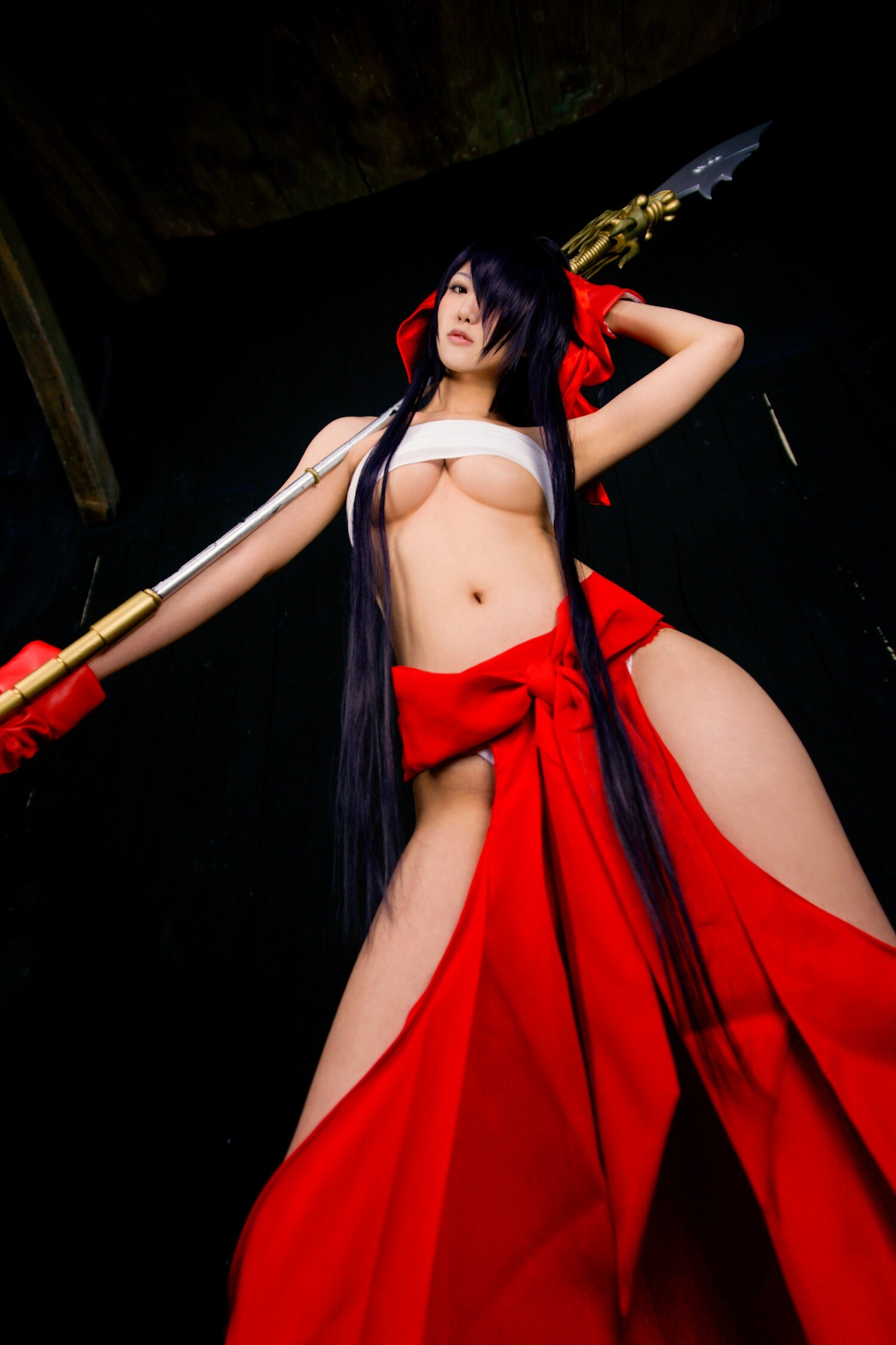 [Cosplay] 2013.12.07 Ultra hot Kanu Unchou in priestess dress