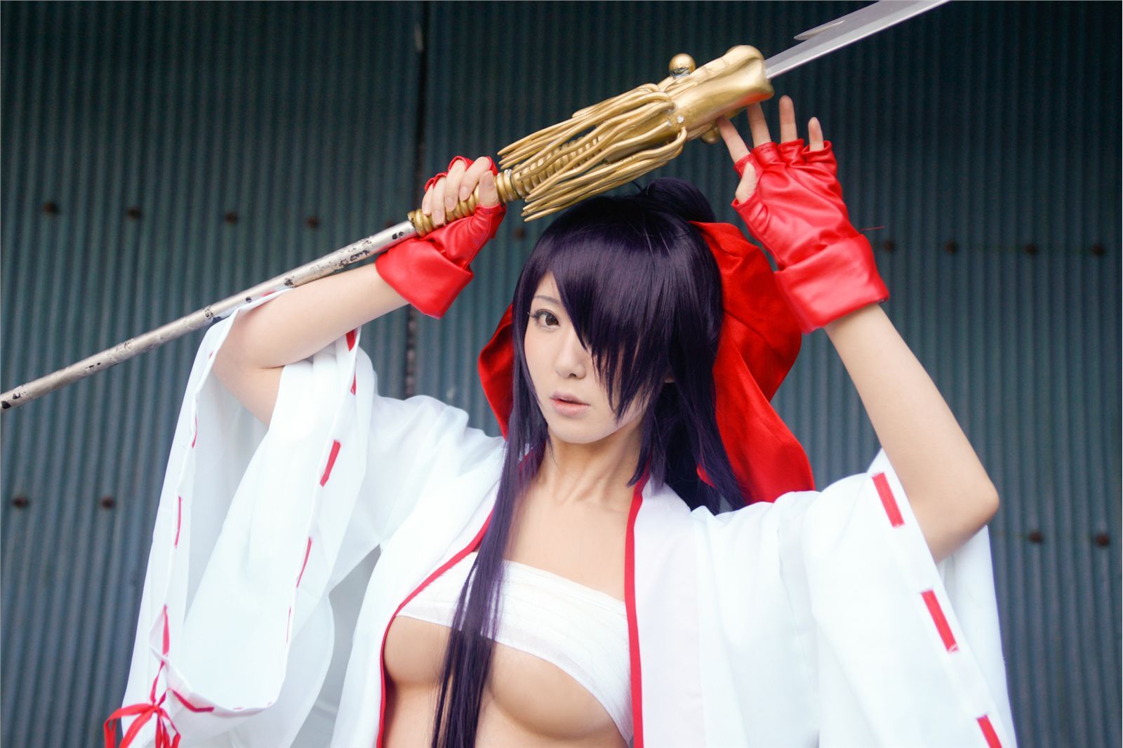 [Cosplay] 2013.12.07 Ultra hot Kanu Unchou in priestess dress