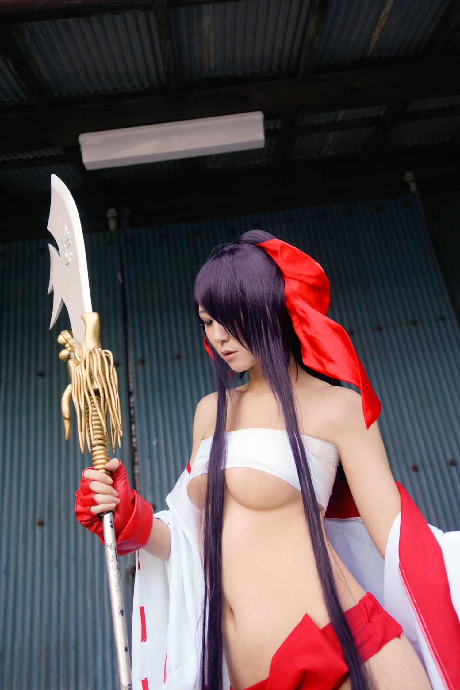 [Cosplay] 2013.12.07 Ultra hot Kanu Unchou in priestess dress
