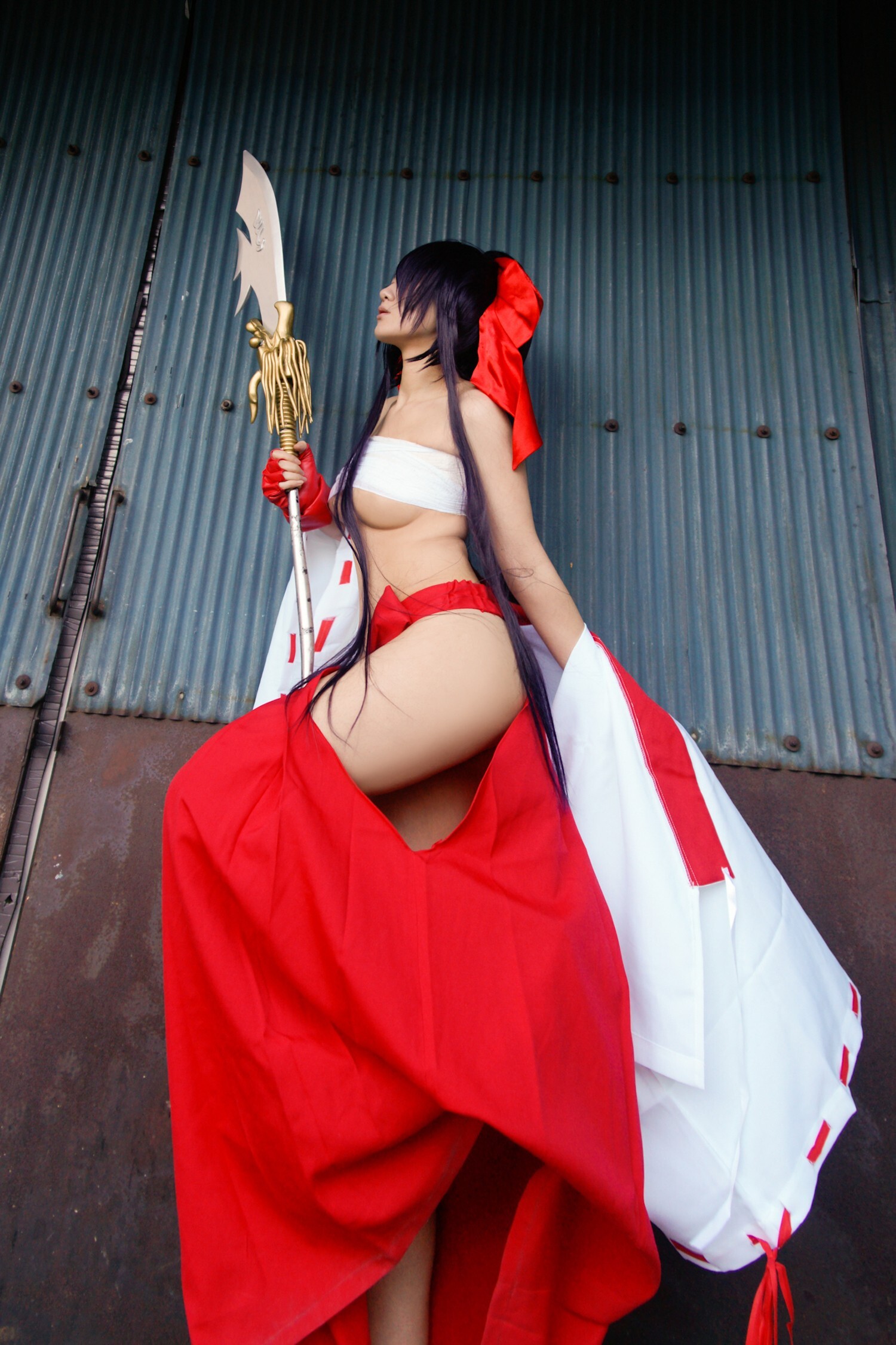 [Cosplay] 2013.12.07 Ultra hot Kanu Unchou in priestess dress