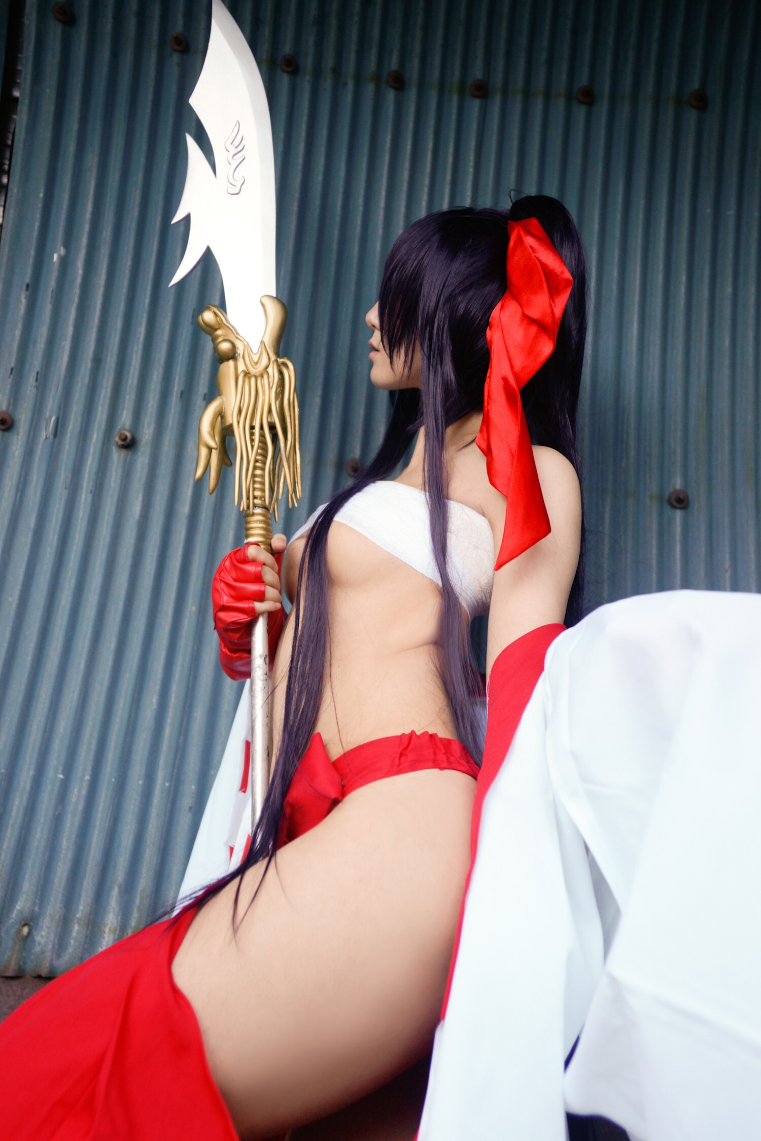 [Cosplay] 2013.12.07 Ultra hot Kanu Unchou in priestess dress