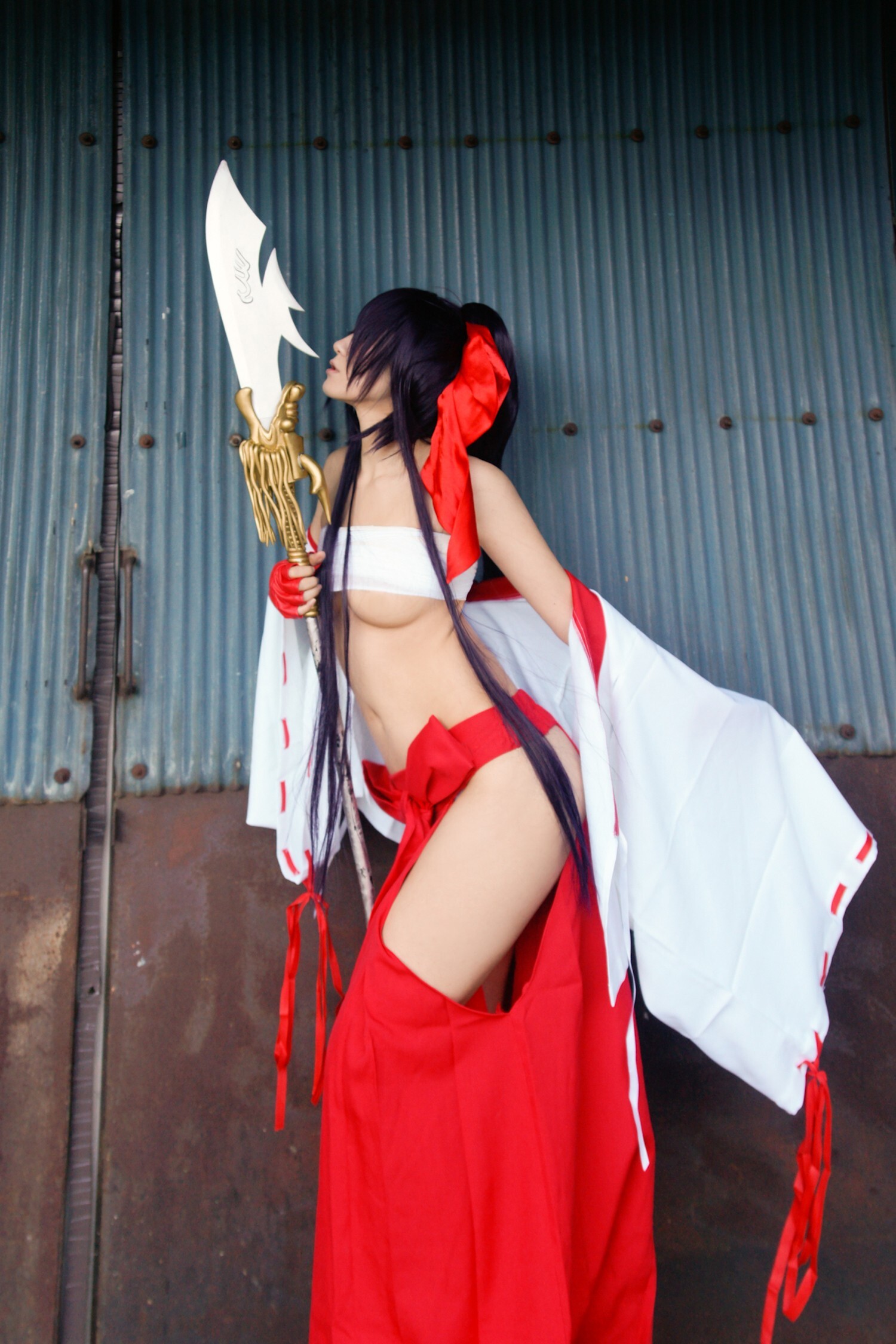 [Cosplay] 2013.12.07 Ultra hot Kanu Unchou in priestess dress