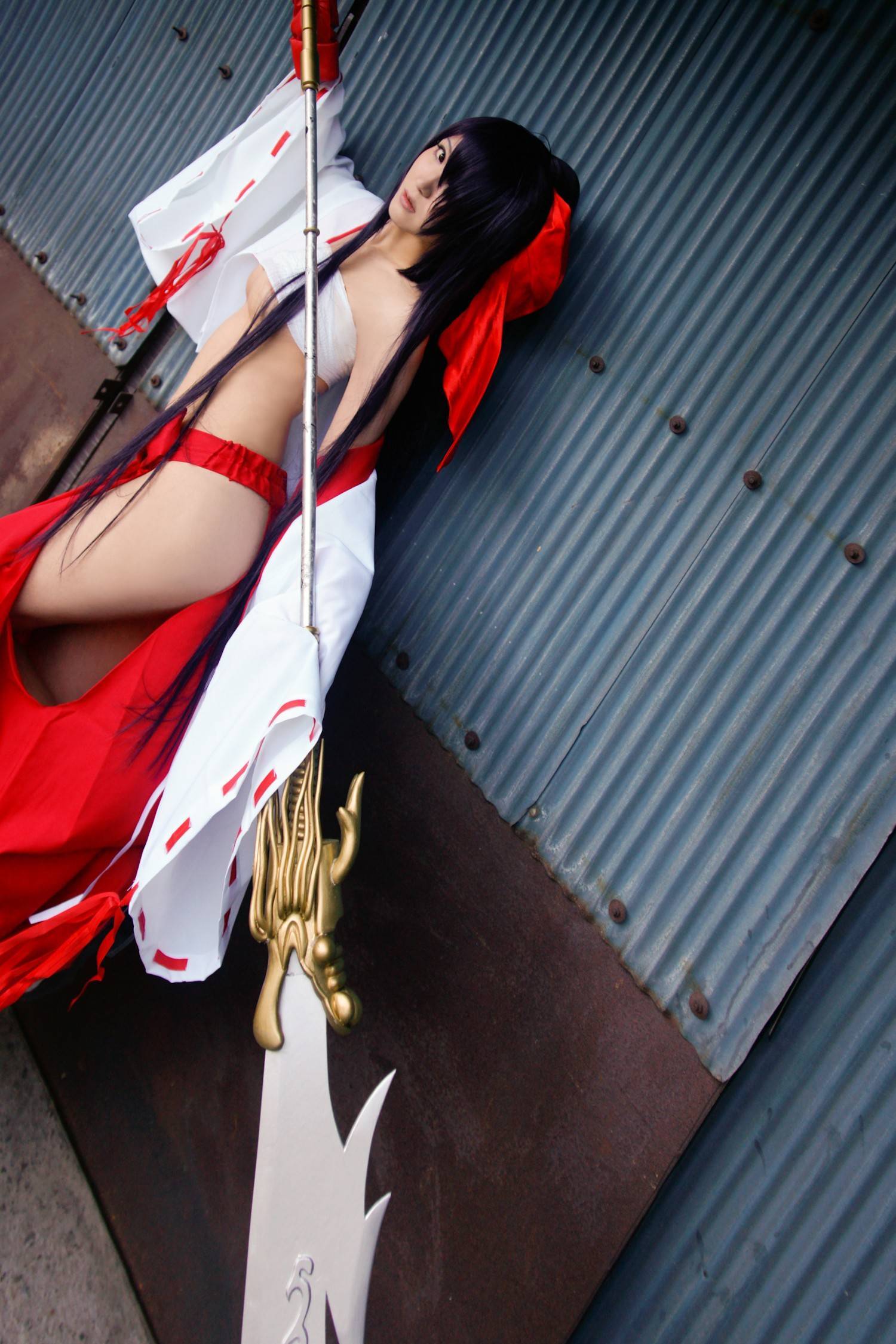 [Cosplay] 2013.12.07 Ultra hot Kanu Unchou in priestess dress