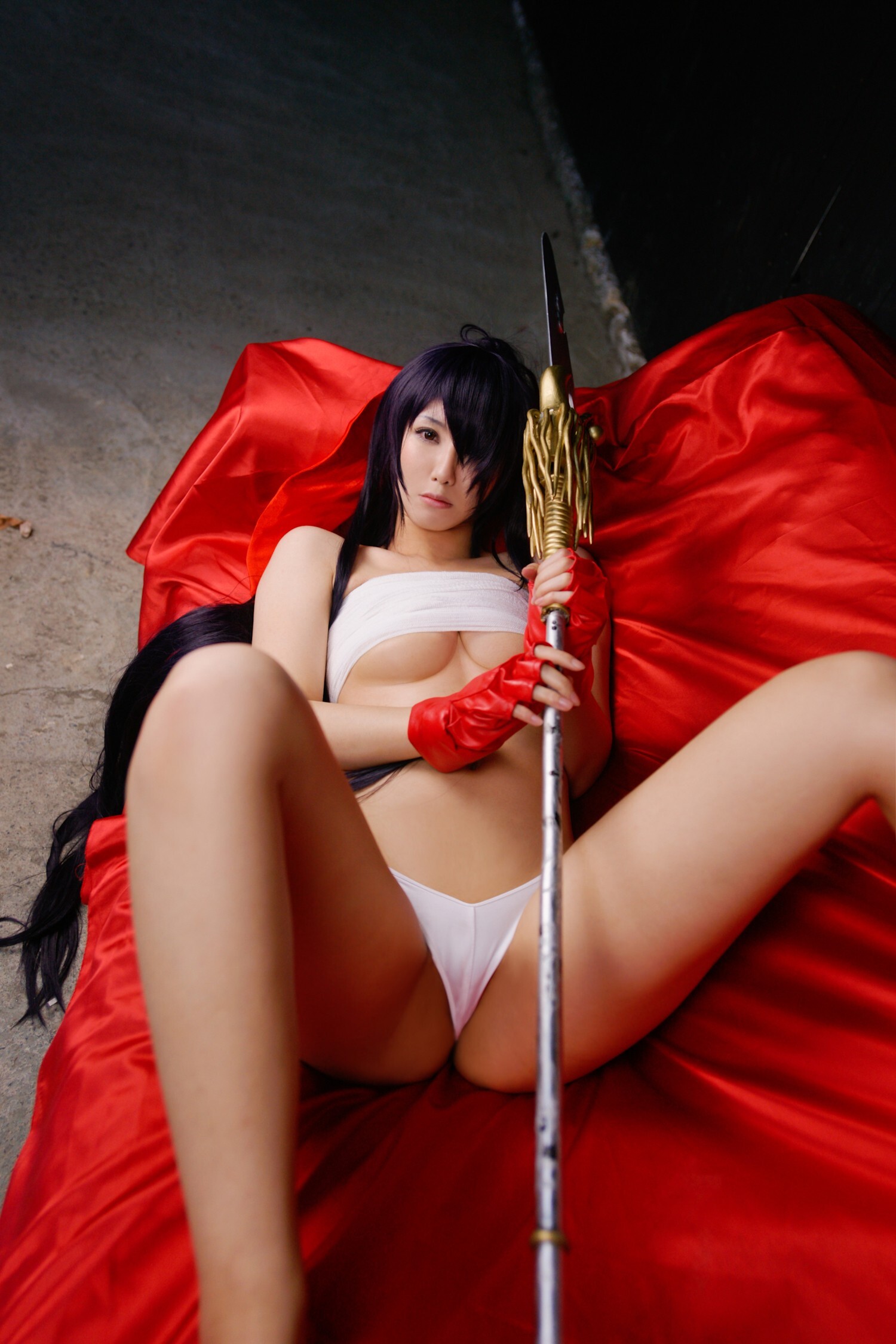 [Cosplay] 2013.12.07 Ultra hot Kanu Unchou in priestess dress