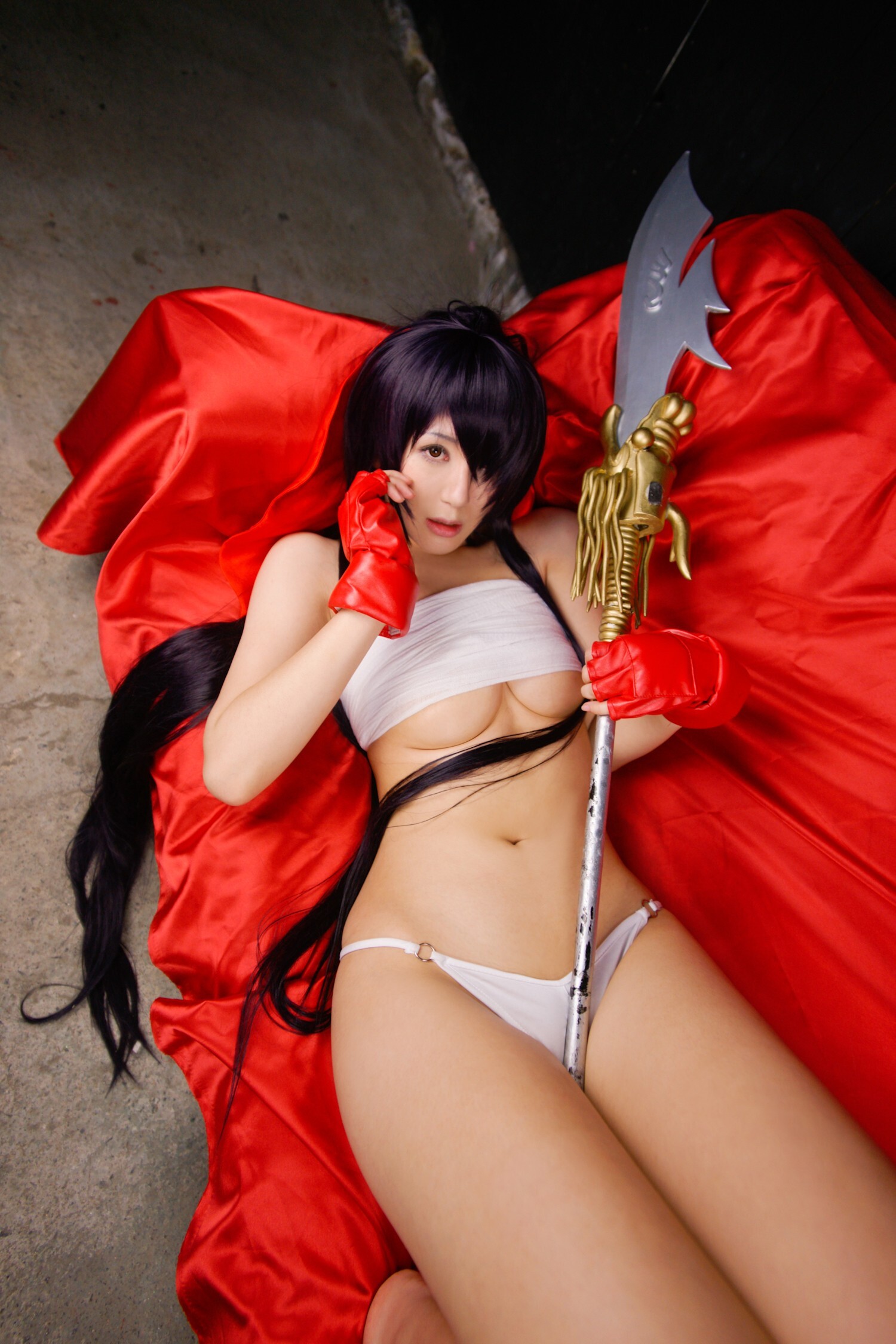 [Cosplay] 2013.12.07 Ultra hot Kanu Unchou in priestess dress