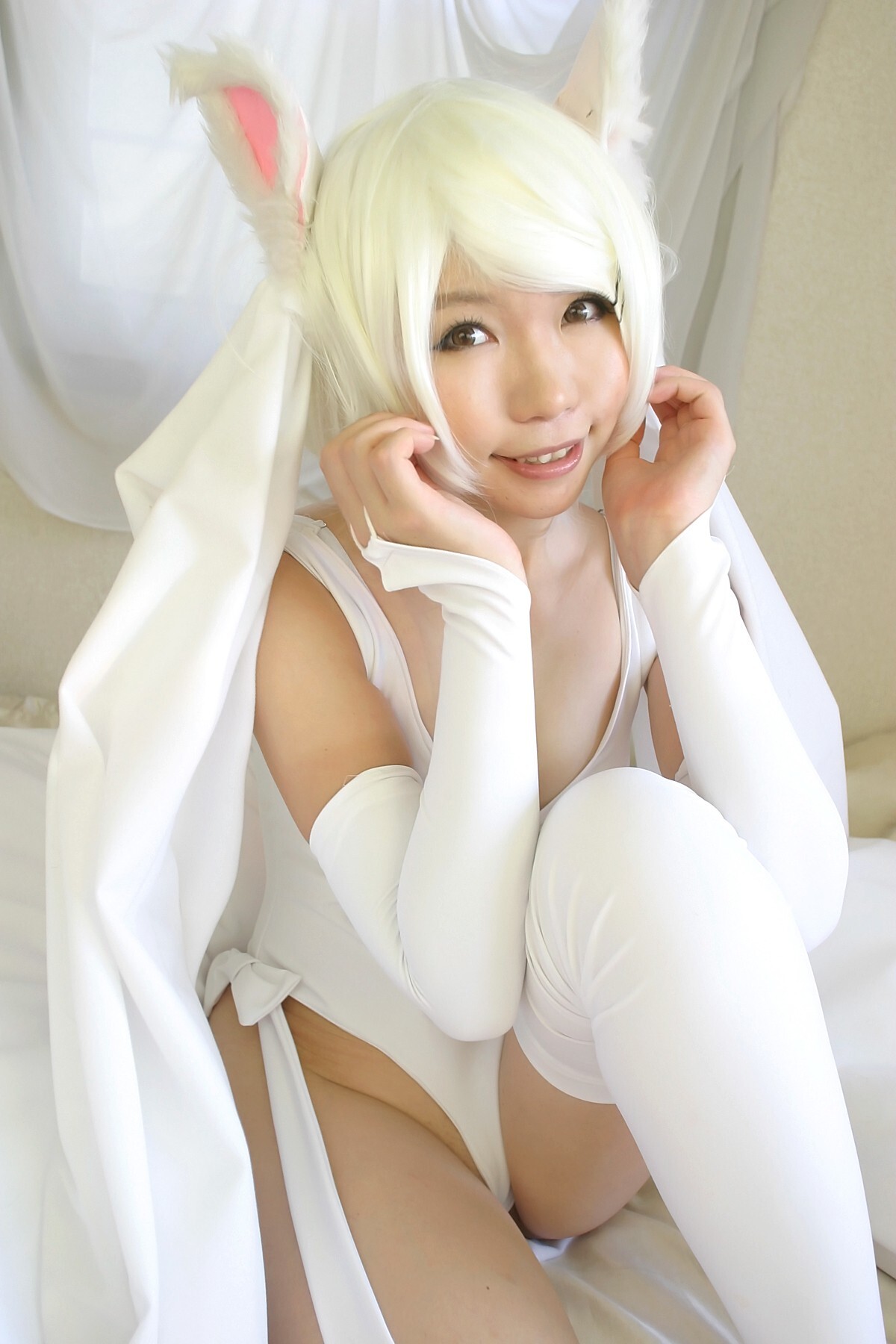 [Cosplay]  Mahou Shoujo Madoka Magika - Kyubey hot cosplay Part.1