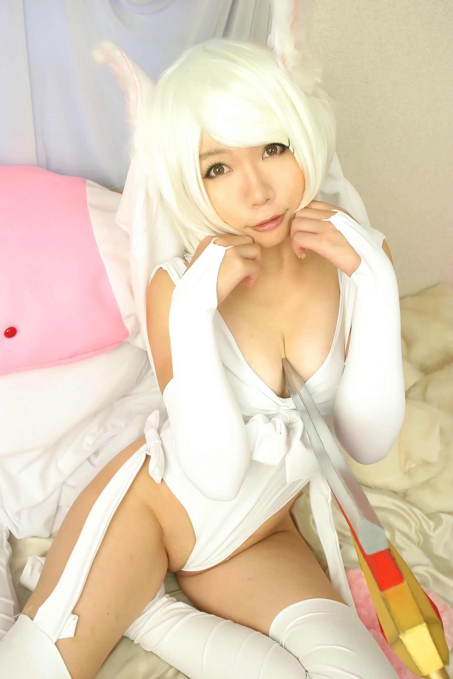 [Cosplay]  Mahou Shoujo Madoka Magika - Kyubey hot cosplay Part.1