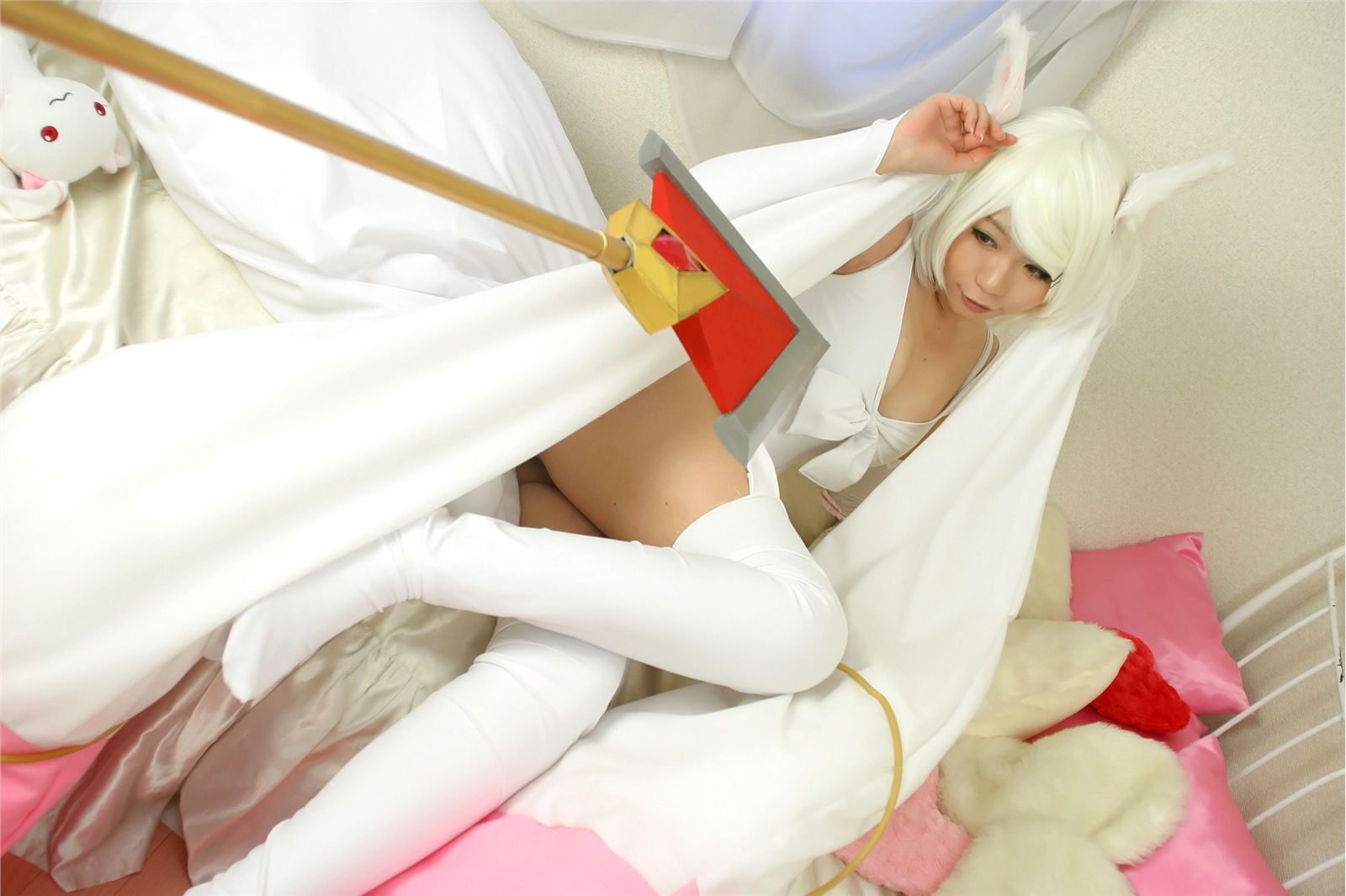 [Cosplay]  Mahou Shoujo Madoka Magika - Kyubey hot cosplay Part.1