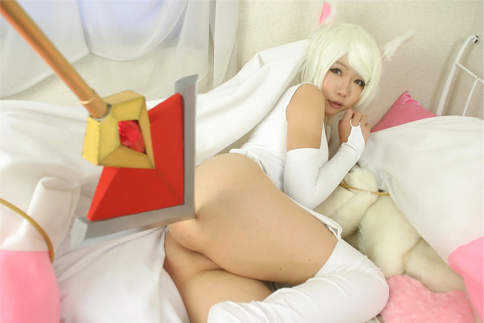 [Cosplay]  Mahou Shoujo Madoka Magika - Kyubey hot cosplay Part.1