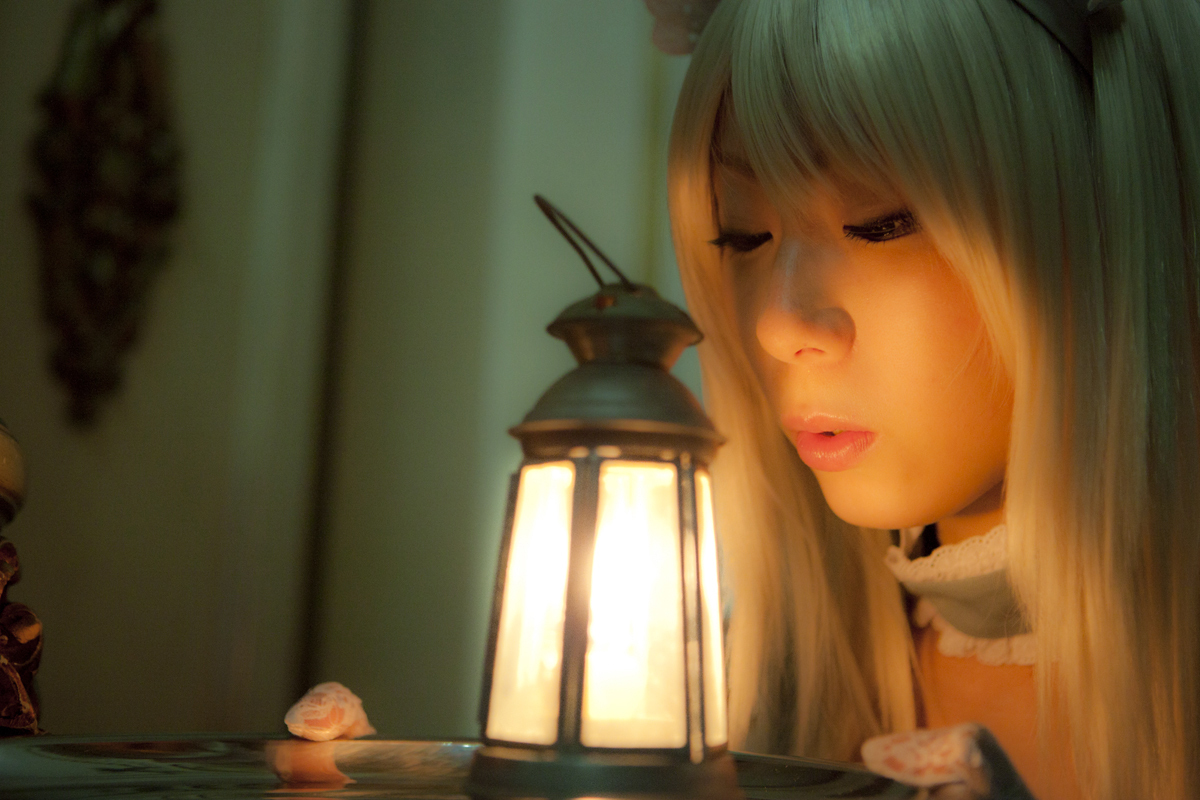 [Cosplay]  Sexy Maid with perfect ass and sexy lingerie