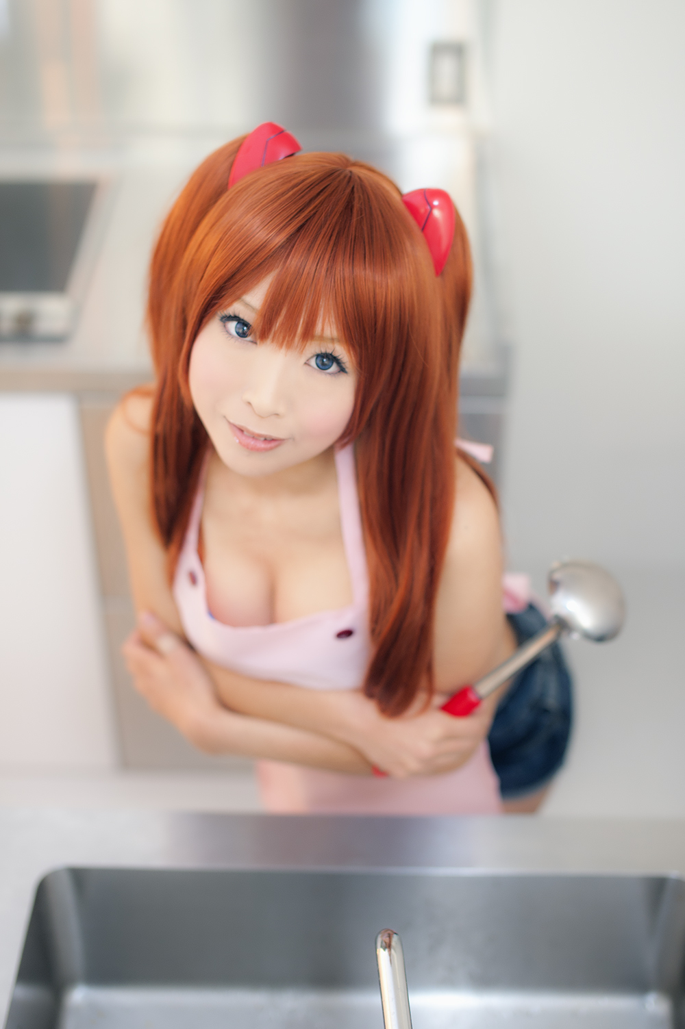 [Cosplay] 2013.04.10 Evangelion - Hottest Asuka I have ever seen