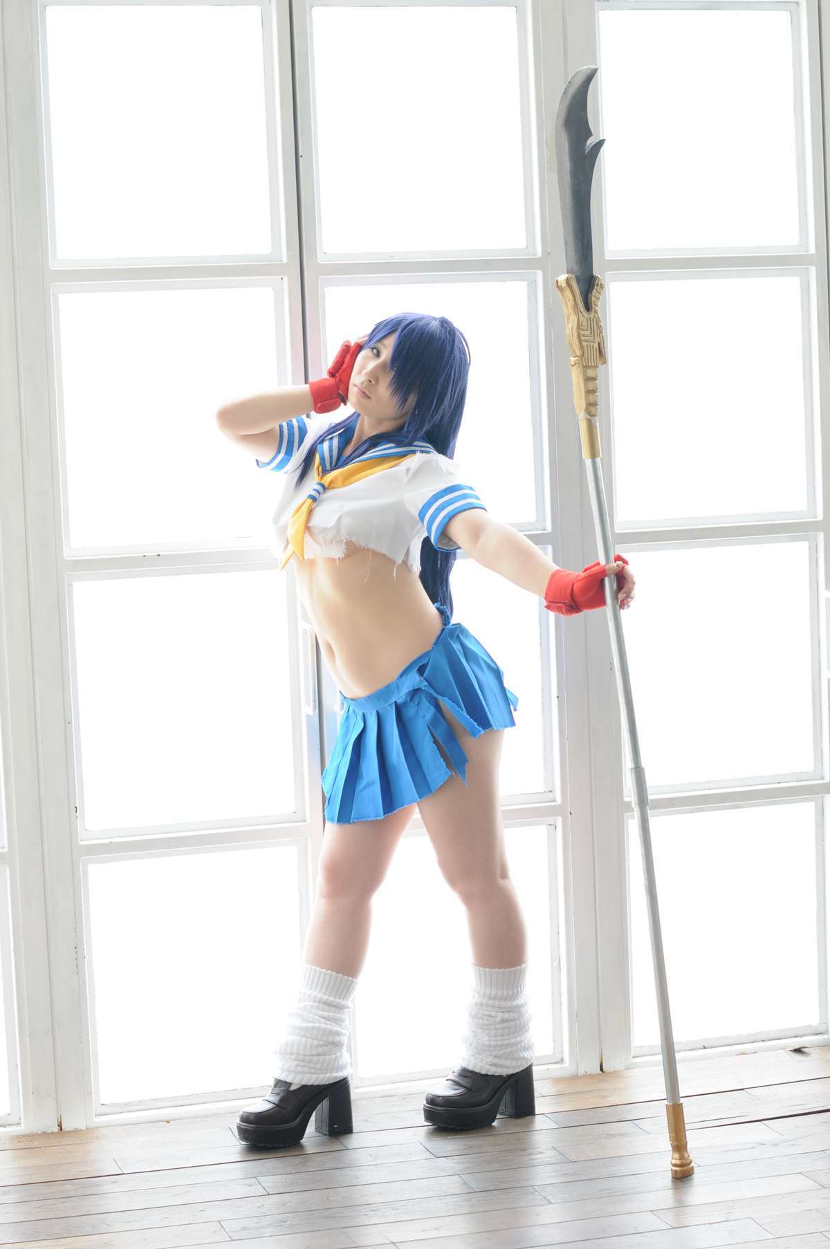 [Cosplay] 2013.05.08 Ikkitousen - Latest Kanu Unchou set