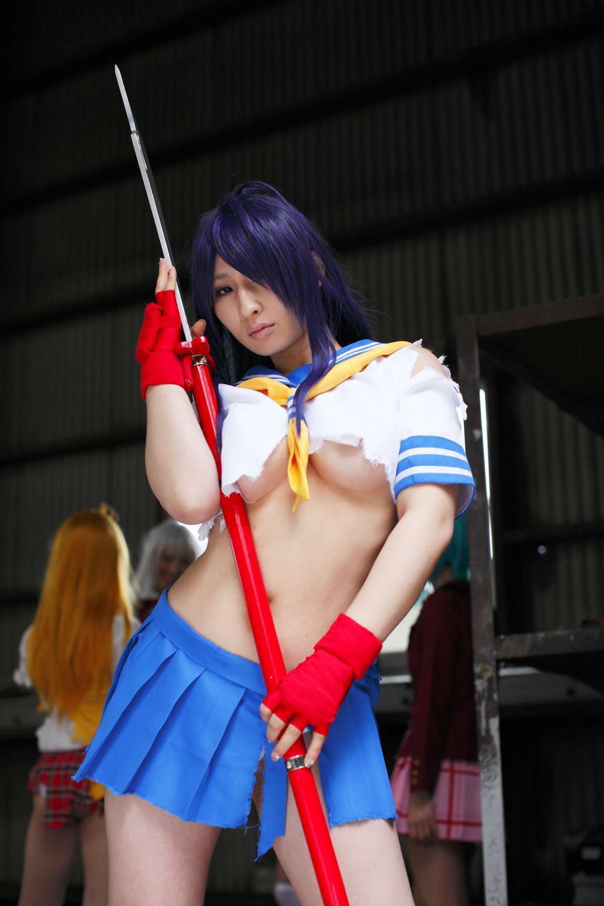 [Cosplay] 2013.05.08 Ikkitousen - Latest Kanu Unchou set