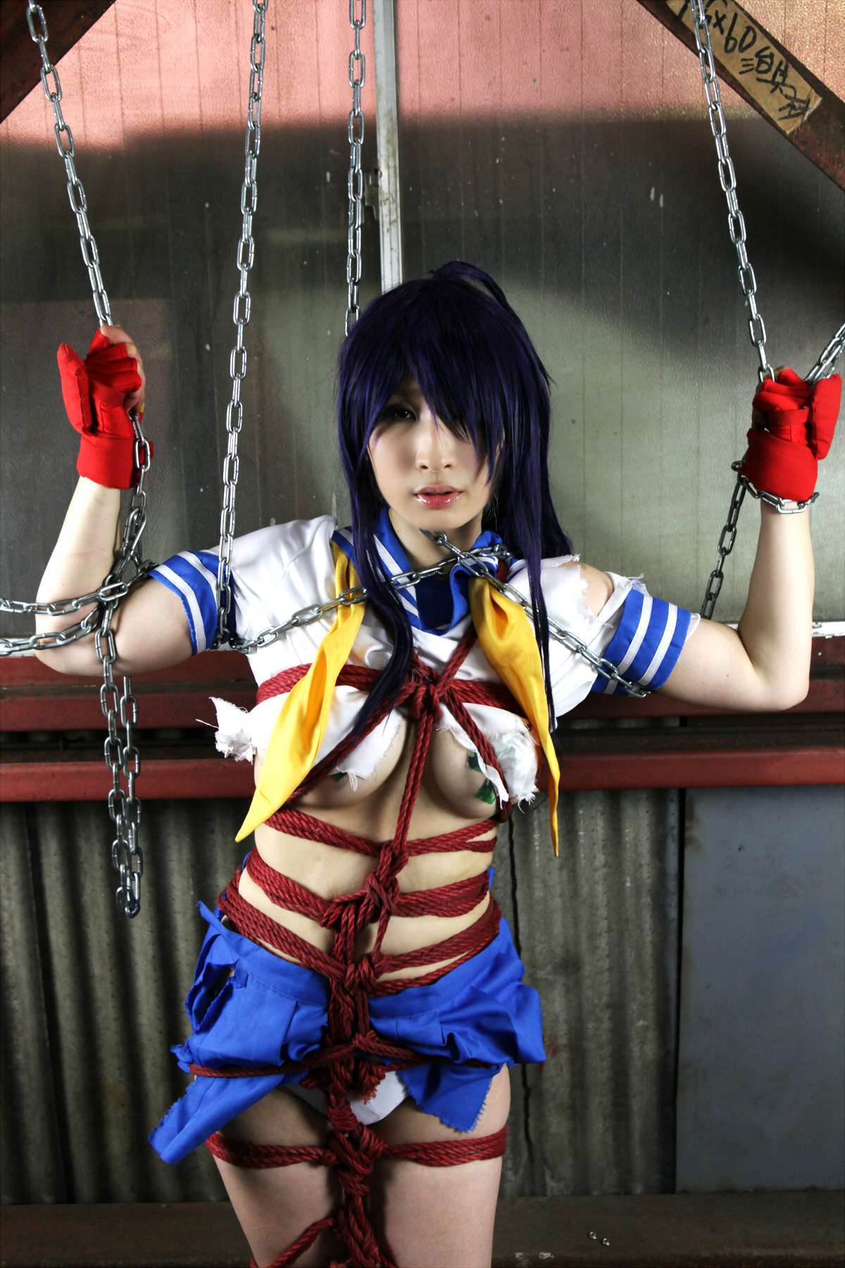 [Cosplay] 2013.05.08 Ikkitousen - Latest Kanu Unchou set