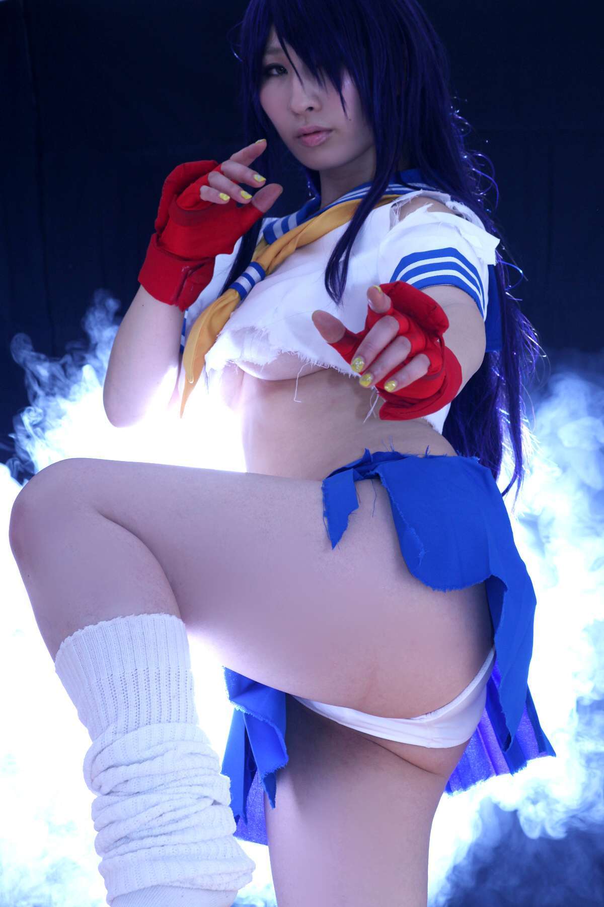 [Cosplay] 2013.05.08 Ikkitousen - Latest Kanu Unchou set