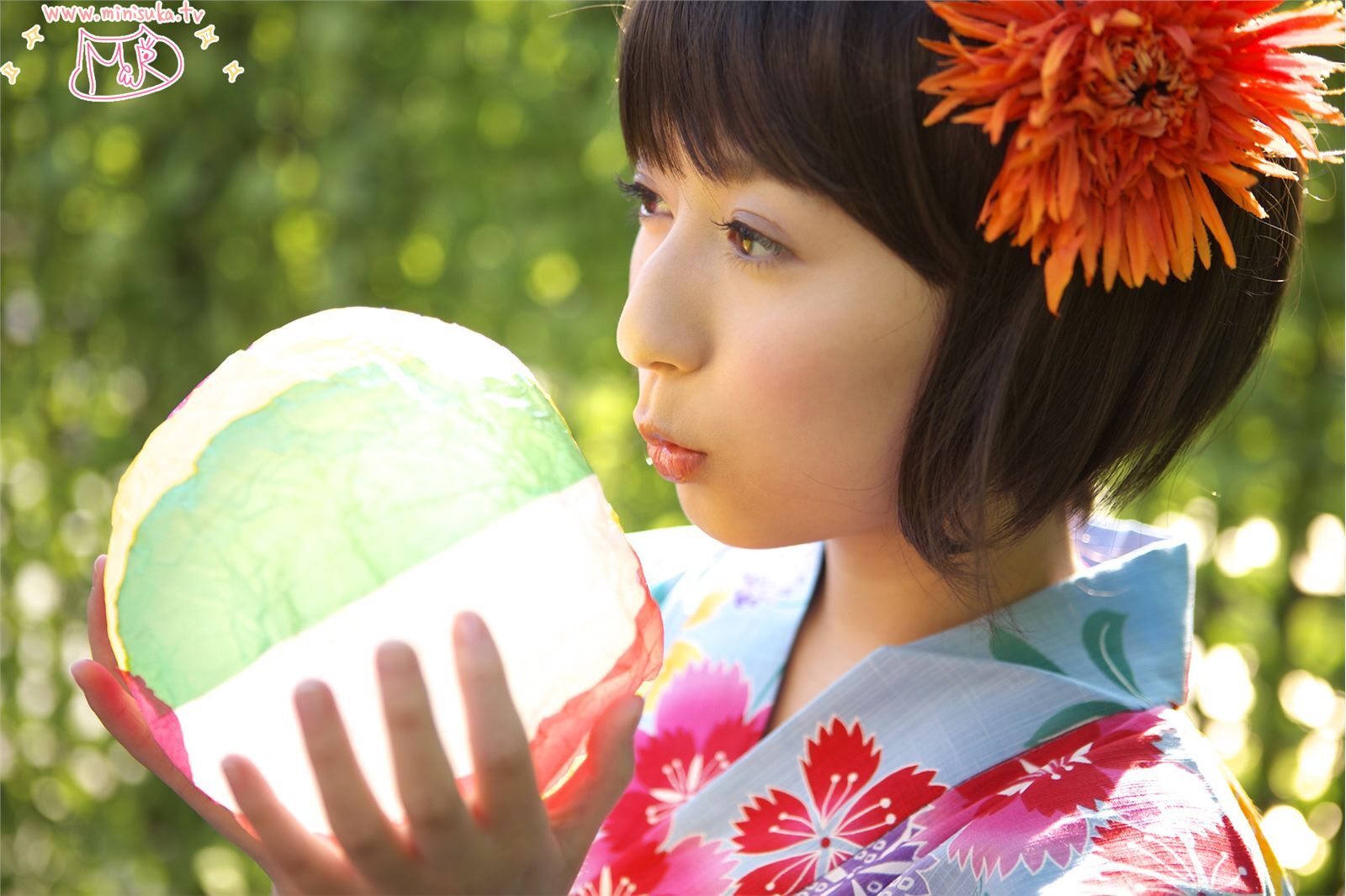 納涼現女子祭り2010★松下李生 女优性感美女图片 [Minisuka.tv]