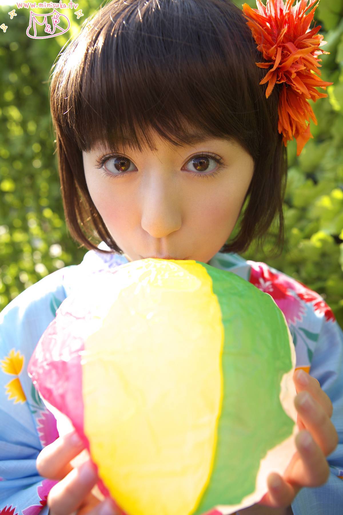 納涼現女子祭り2010★松下李生 女优性感美女图片 [Minisuka.tv]