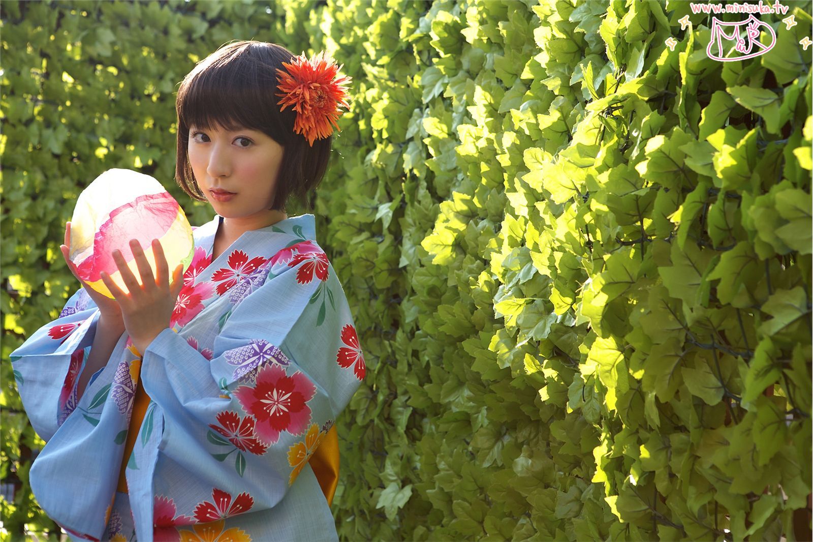 納涼現女子祭り2010★松下李生 女优性感美女图片 [Minisuka.tv]