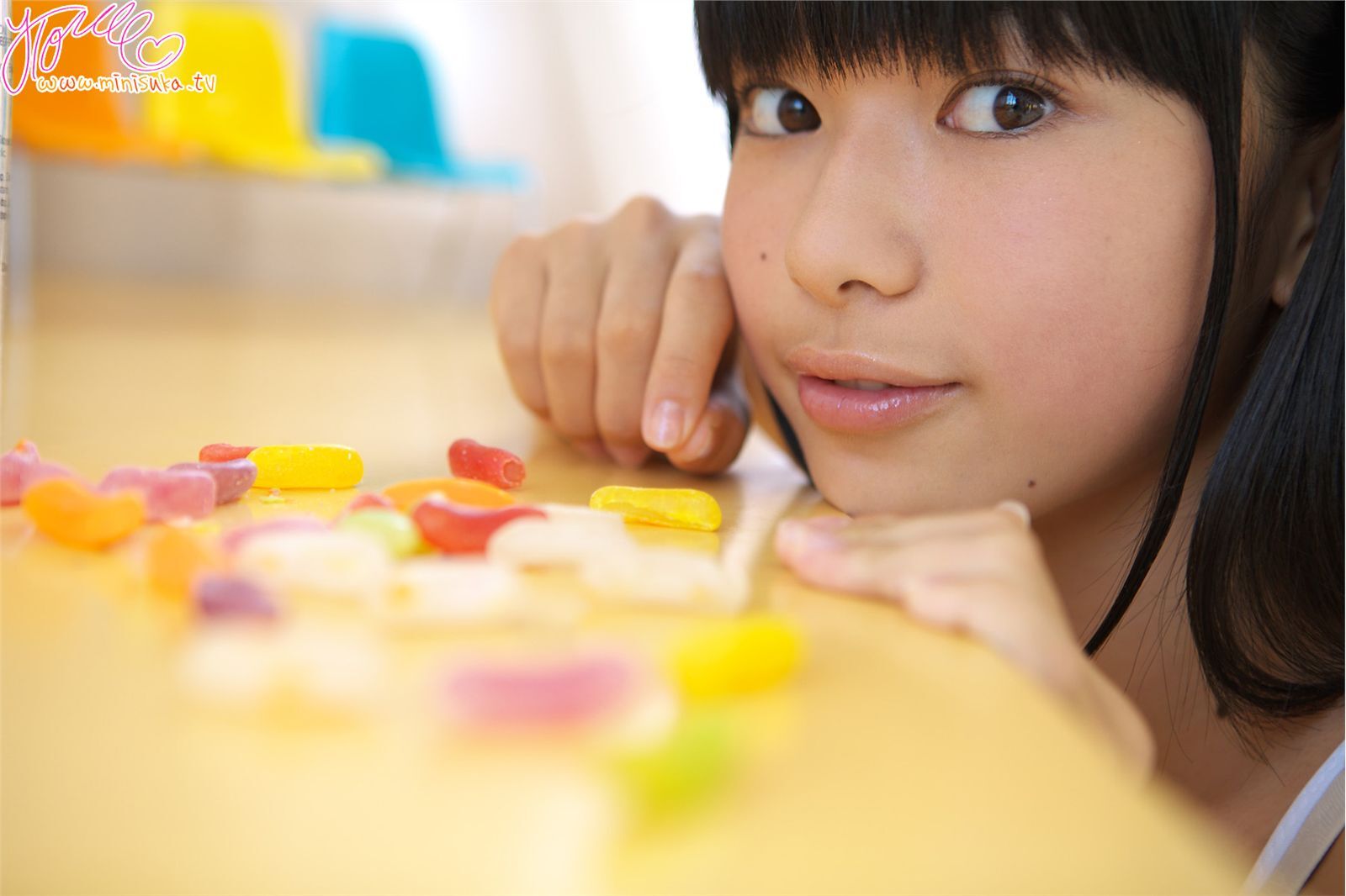 日本美女 山中知恵 [Minisuka.tv]现役女子高生01