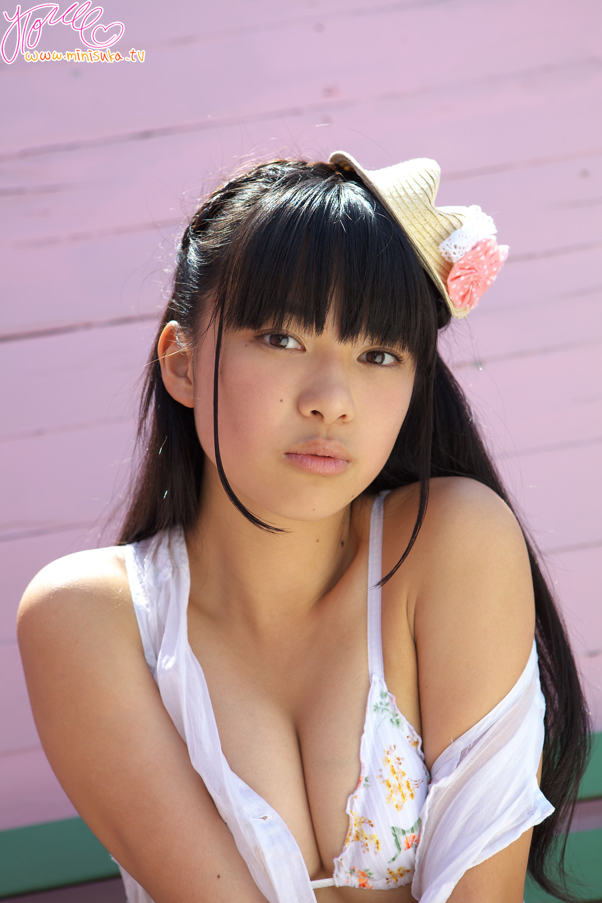 日本美女 山中知恵 [Minisuka.tv]现役女子高生01