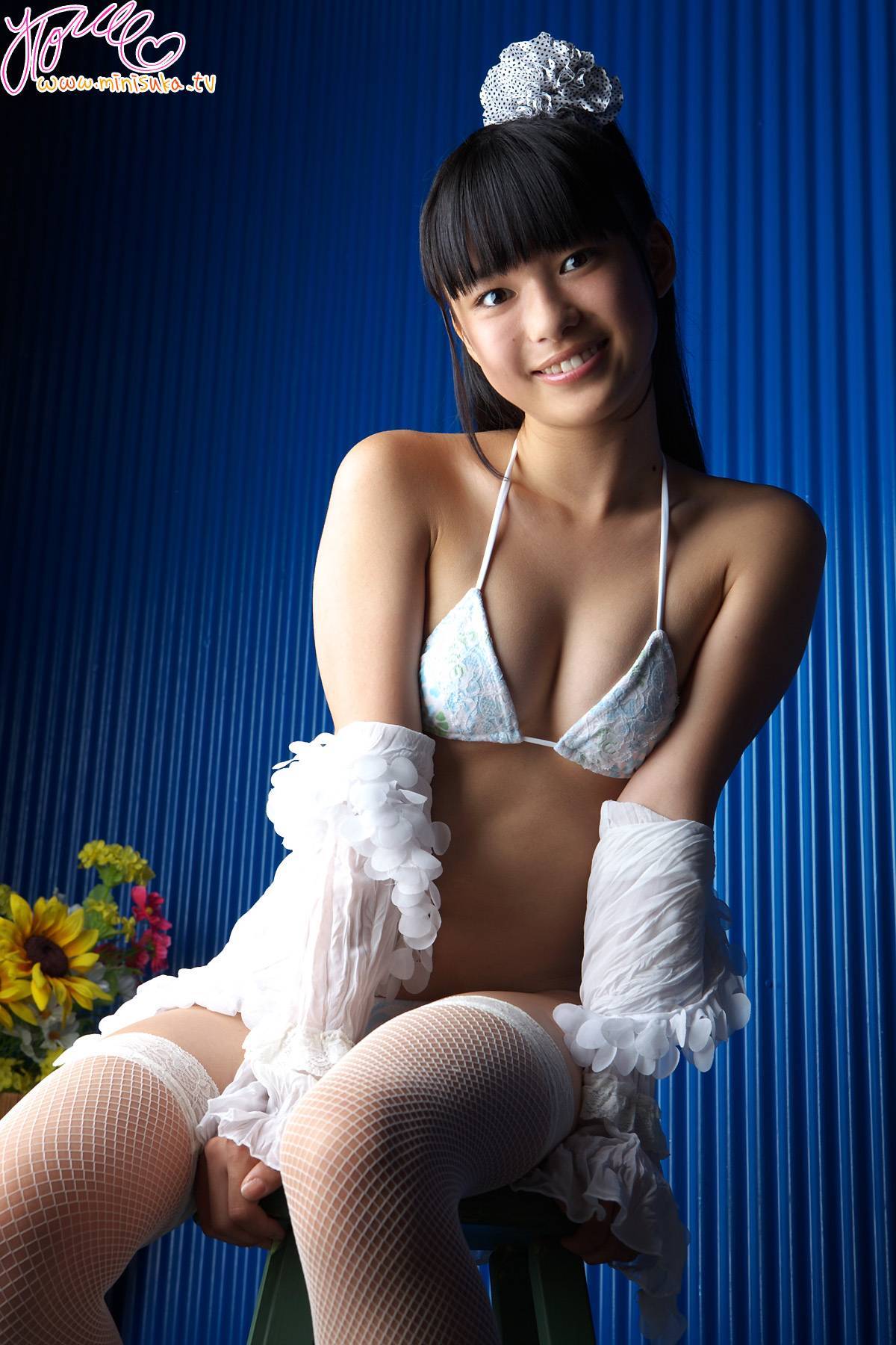 日本美女 山中知恵 [Minisuka.tv]现役女子高生01