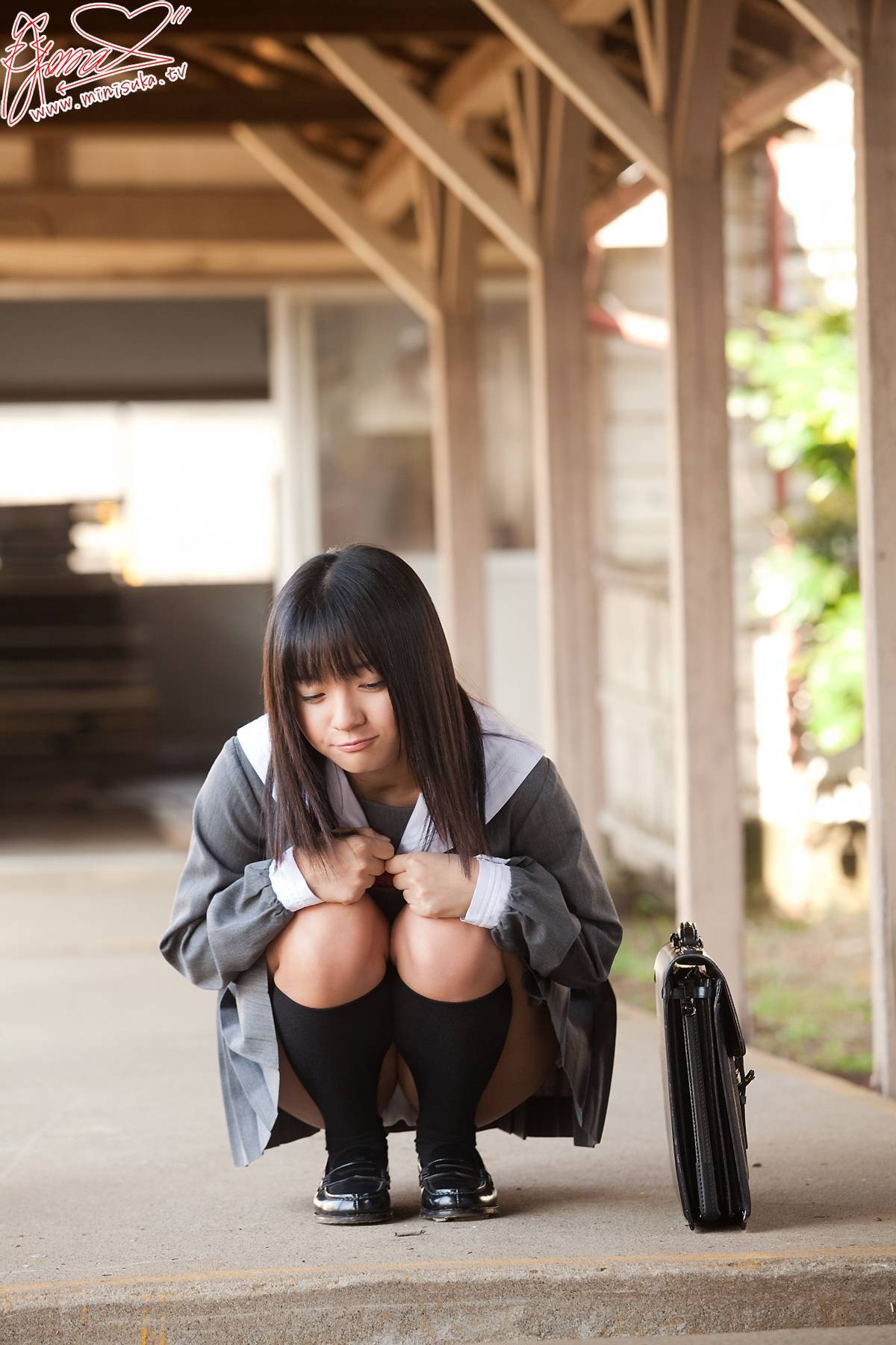 西永彩奈 Ayana Nishinaga[Minisuka.tv]现役女子高生