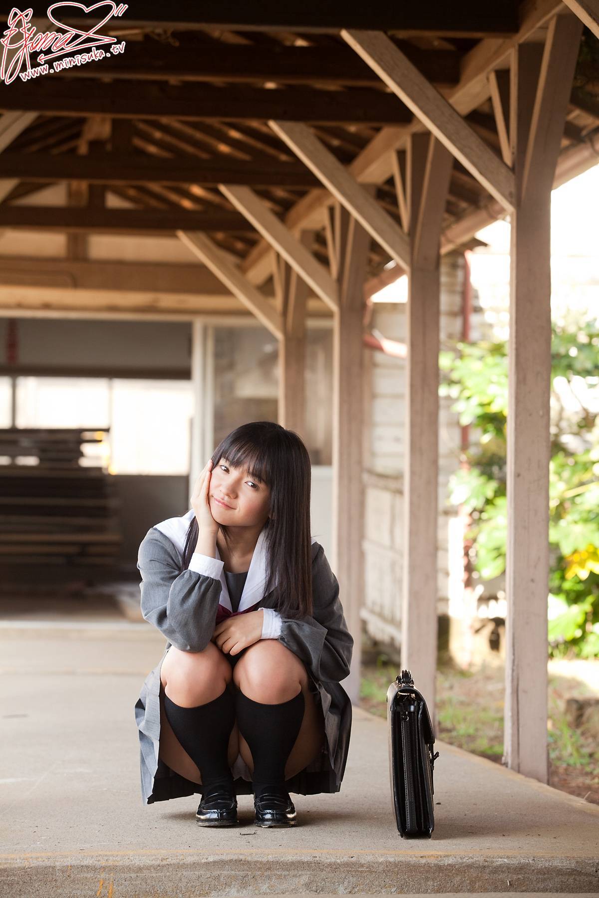 西永彩奈 Ayana Nishinaga[Minisuka.tv]现役女子高生