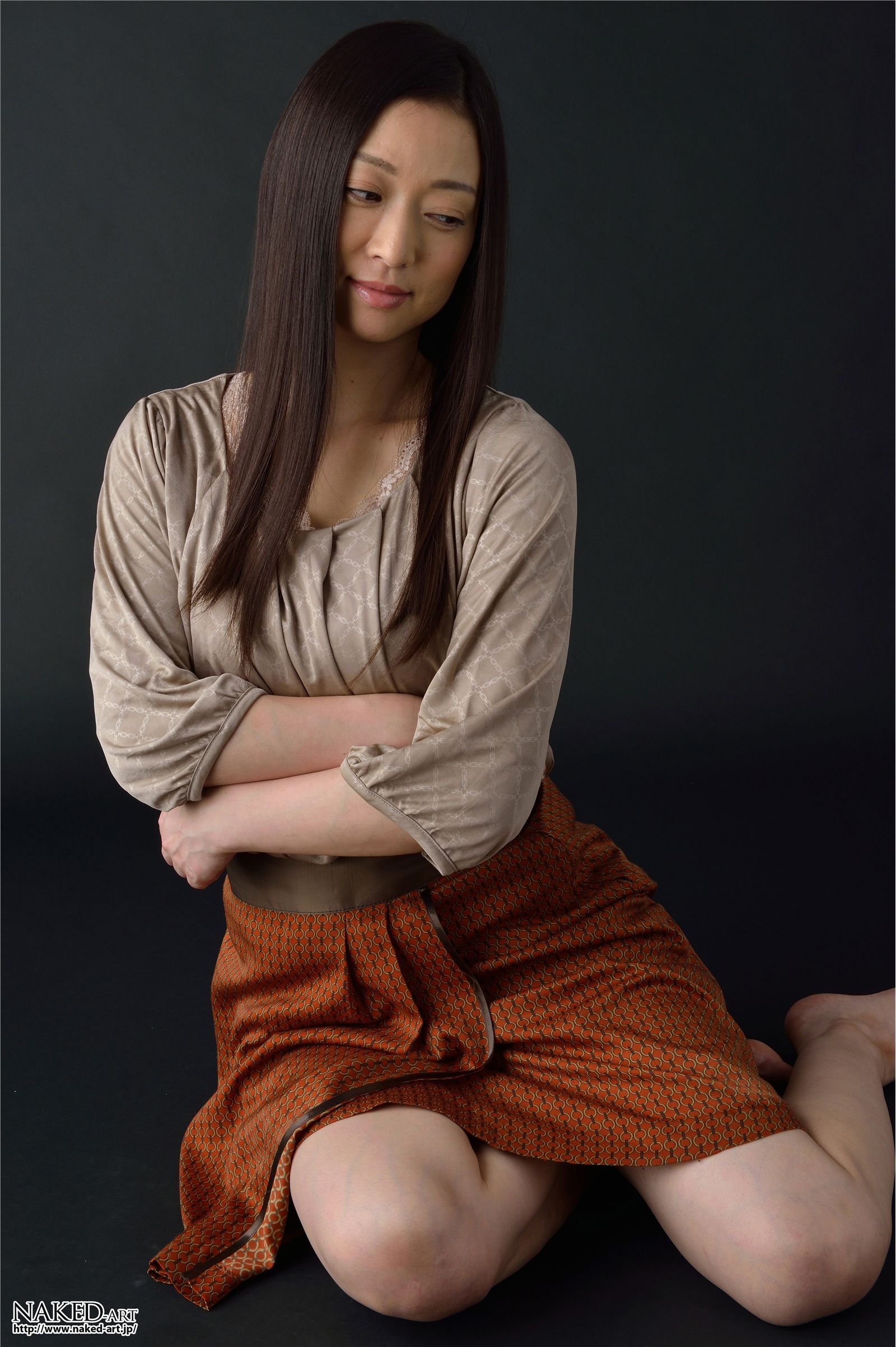 [NAKED-ART]  NO.00588 ふくもとみさえ 人妻白書 女优写真