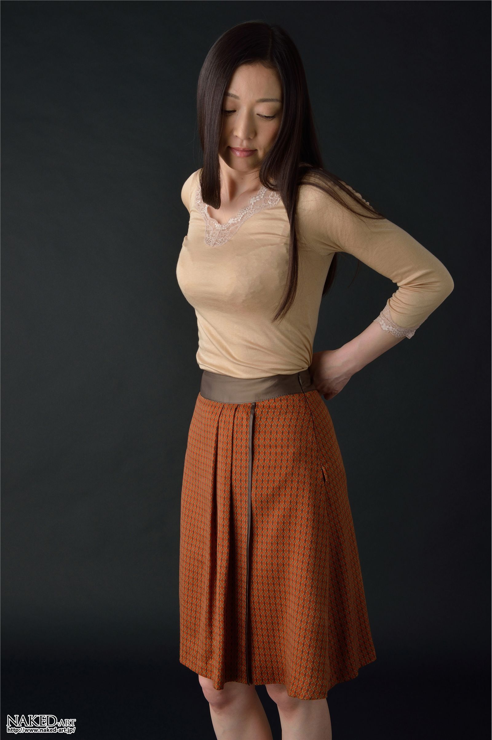 [NAKED-ART]  NO.00588 ふくもとみさえ 人妻白書 女优写真